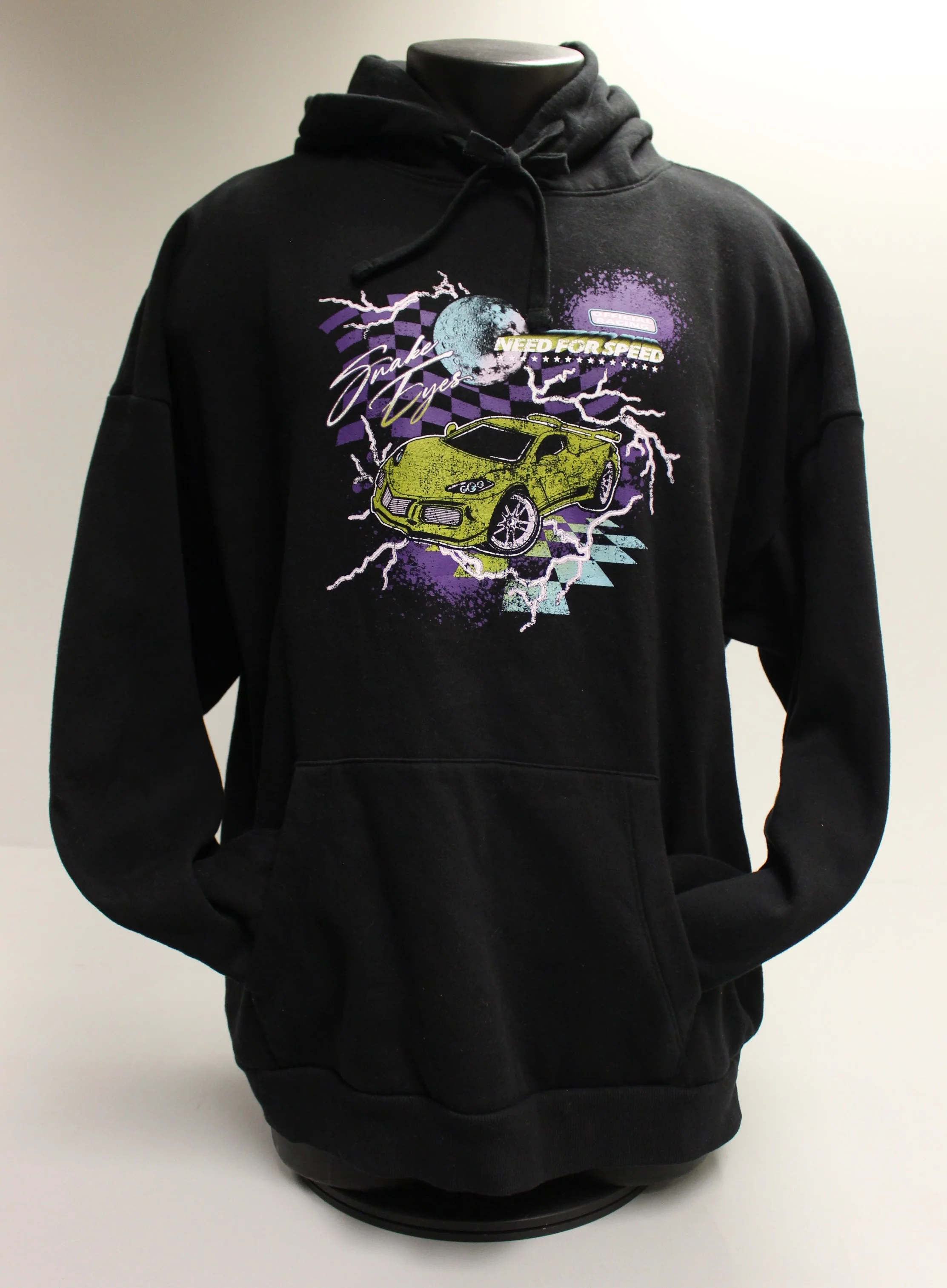 No Boundaries Snake Eyes Need For Speed Hoodie - XL (46-48) Oversized Fit - Used