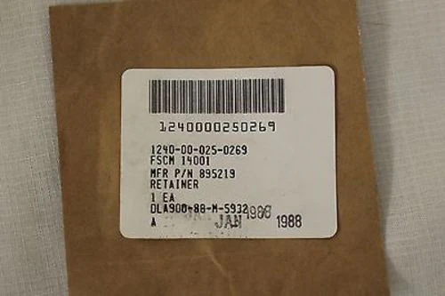 Optical Retaining Ring, NSN: 1240-00-025-0269, P/N 895219, New! - Image 5