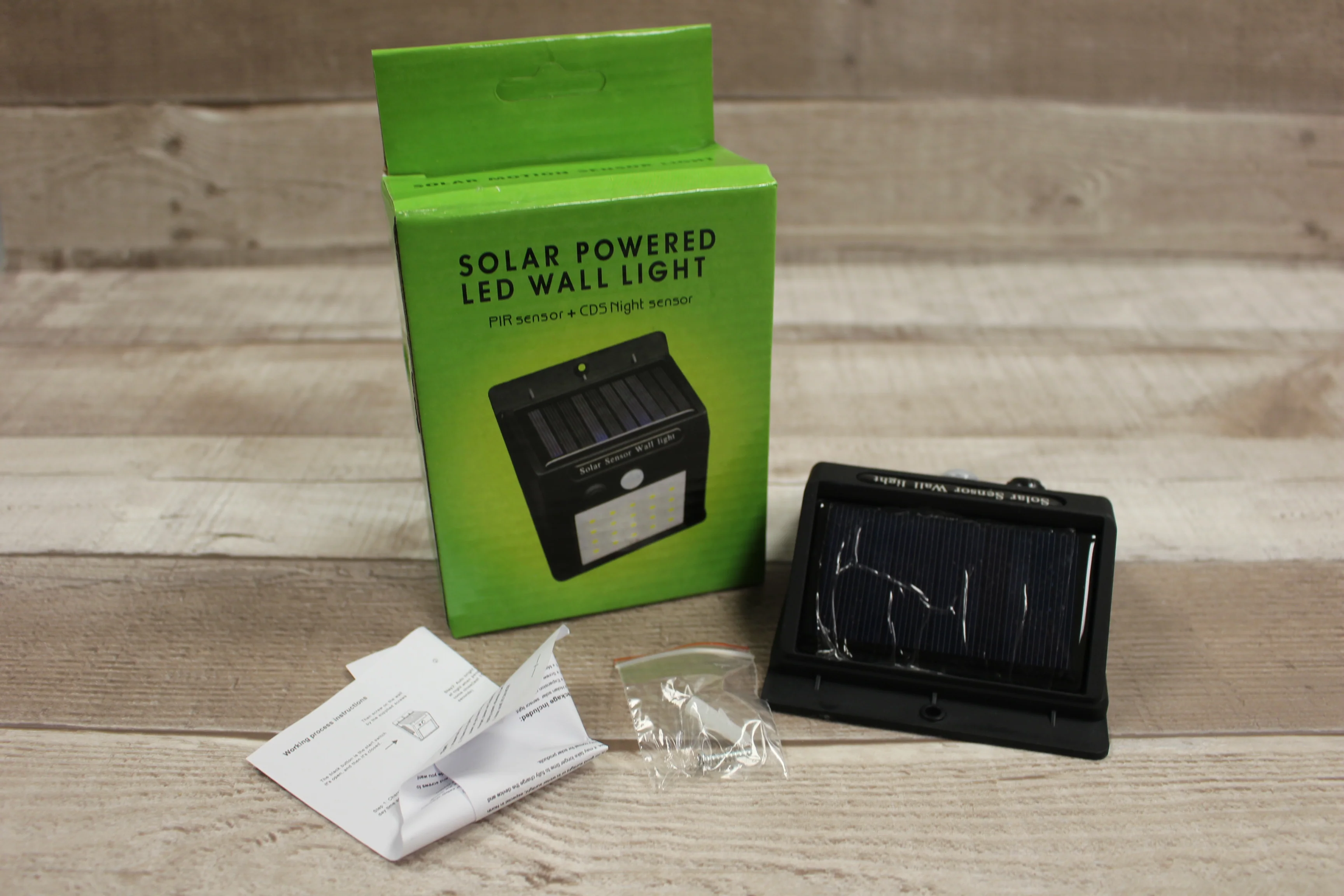 Outdoor 20 LED Solar Wall Lights Power Motion Sensor - New - Image 2