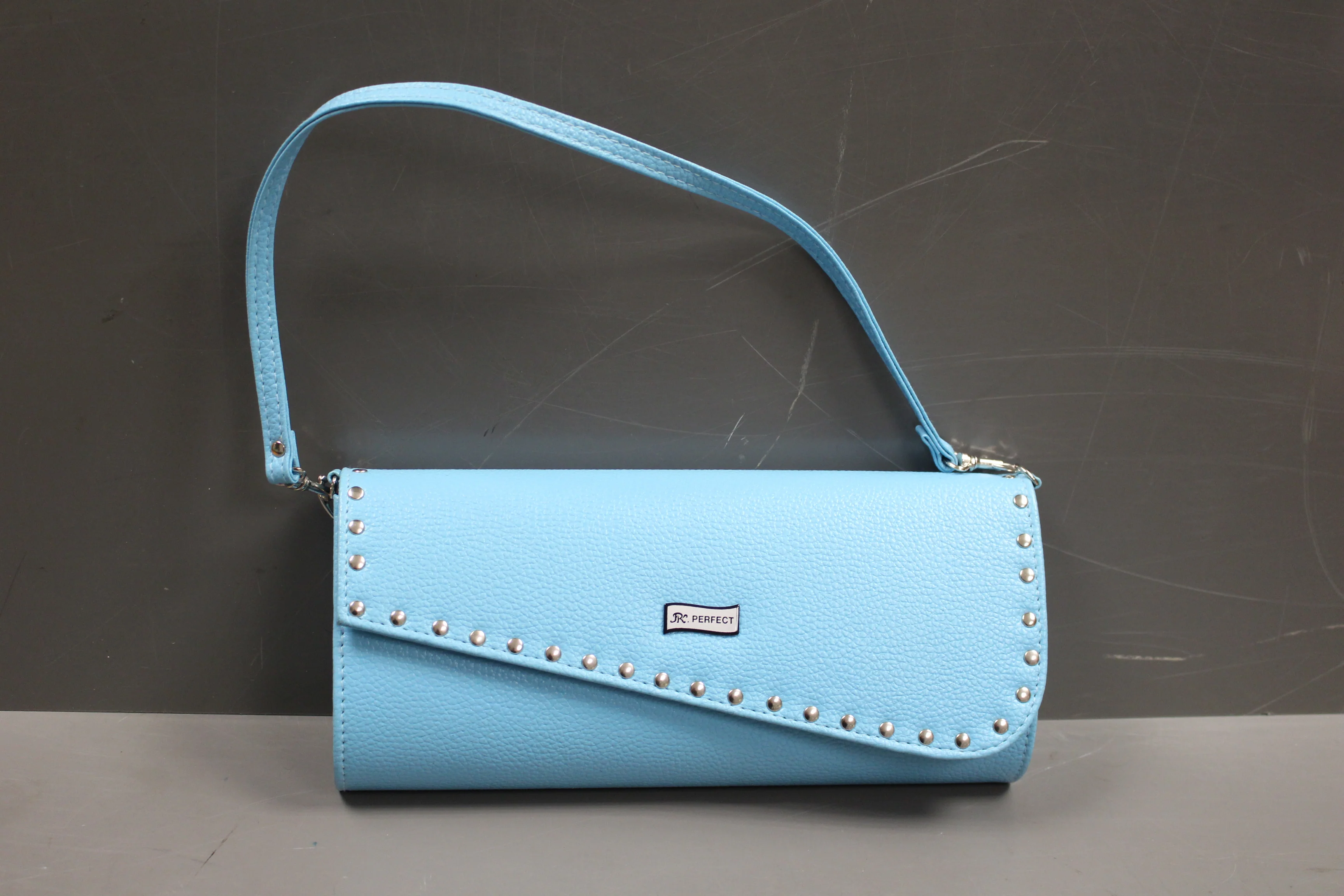 P.K. Perfect Blue Shoulder Purse