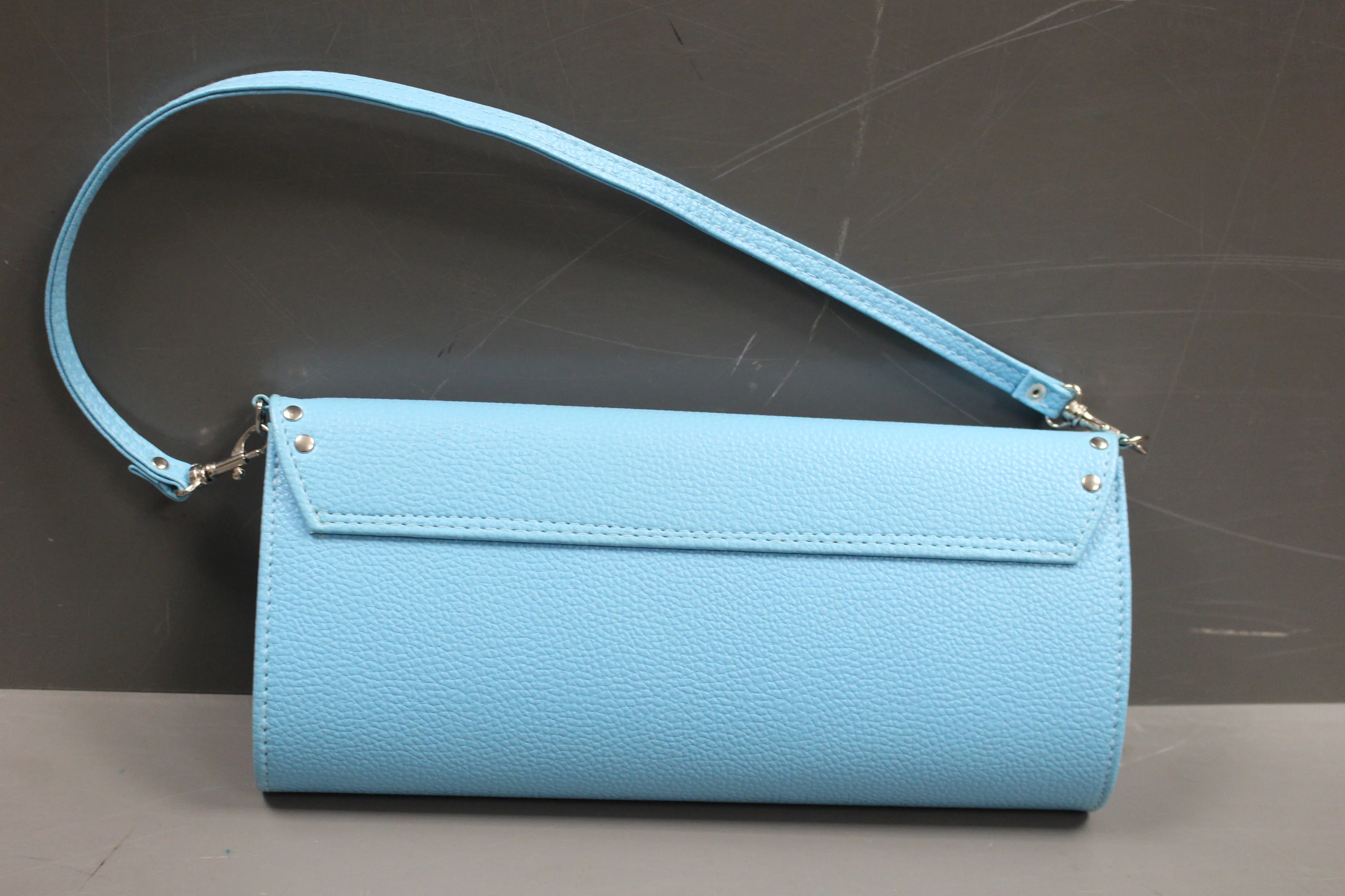 P.K. Perfect Blue Shoulder Purse - Image 4