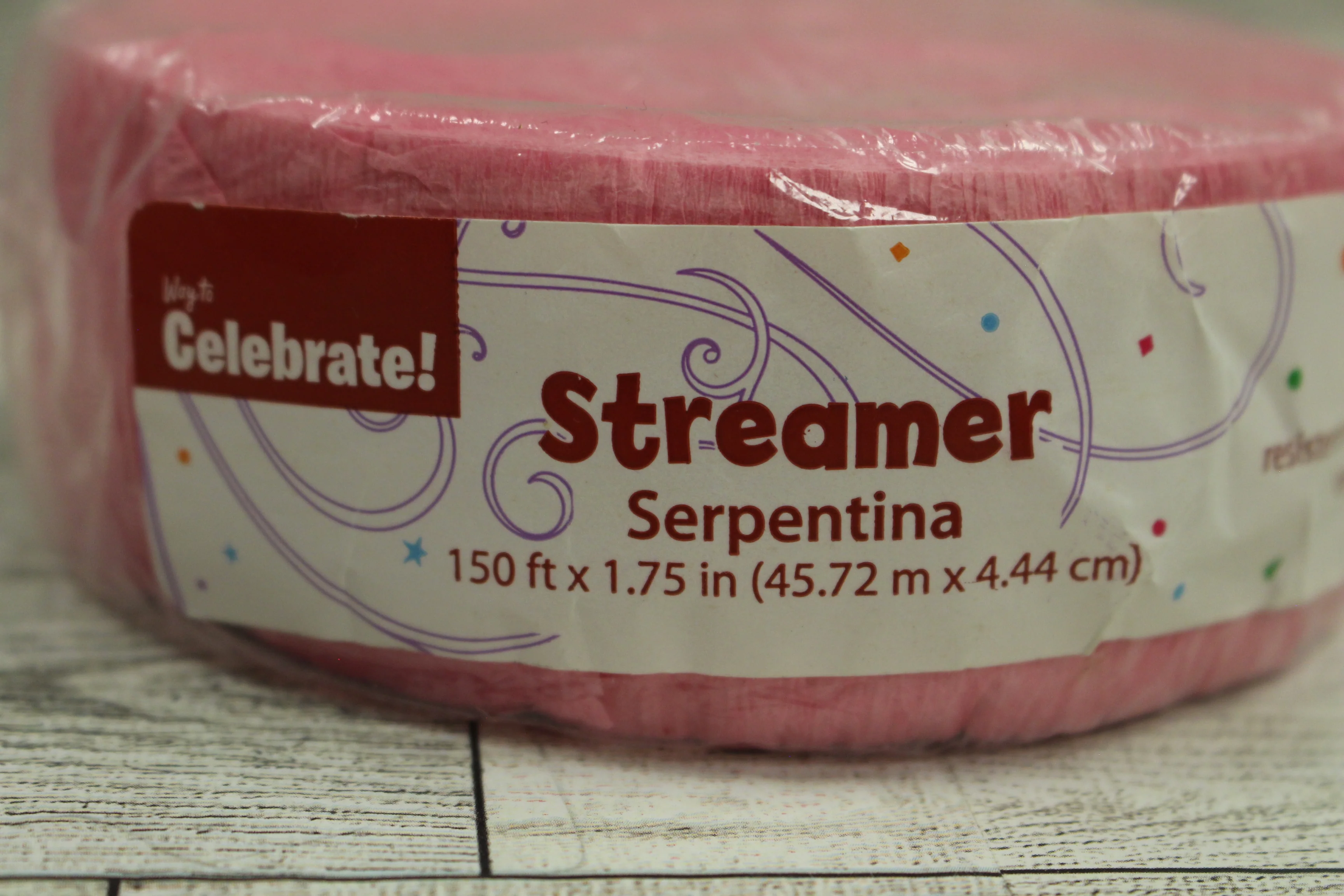 Pack of 3 Party Streamers - Blue, Pink, & Green - New - Image 4