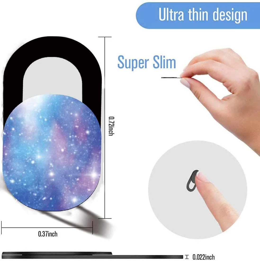 Pack of 4 Huaxi Camera Cover Slide / Webcam Privacy Cover Slide -Sky - New - Image 2