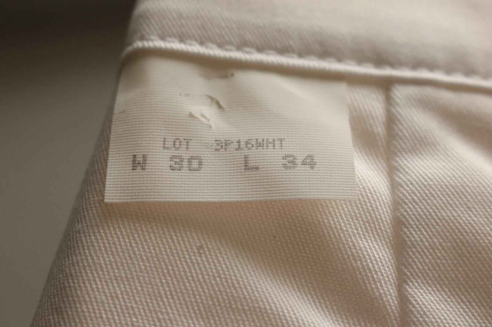Pack of 6 Men's Medical & Dental Personnel Uniform Trousers, 30x34, White, New - Image 4