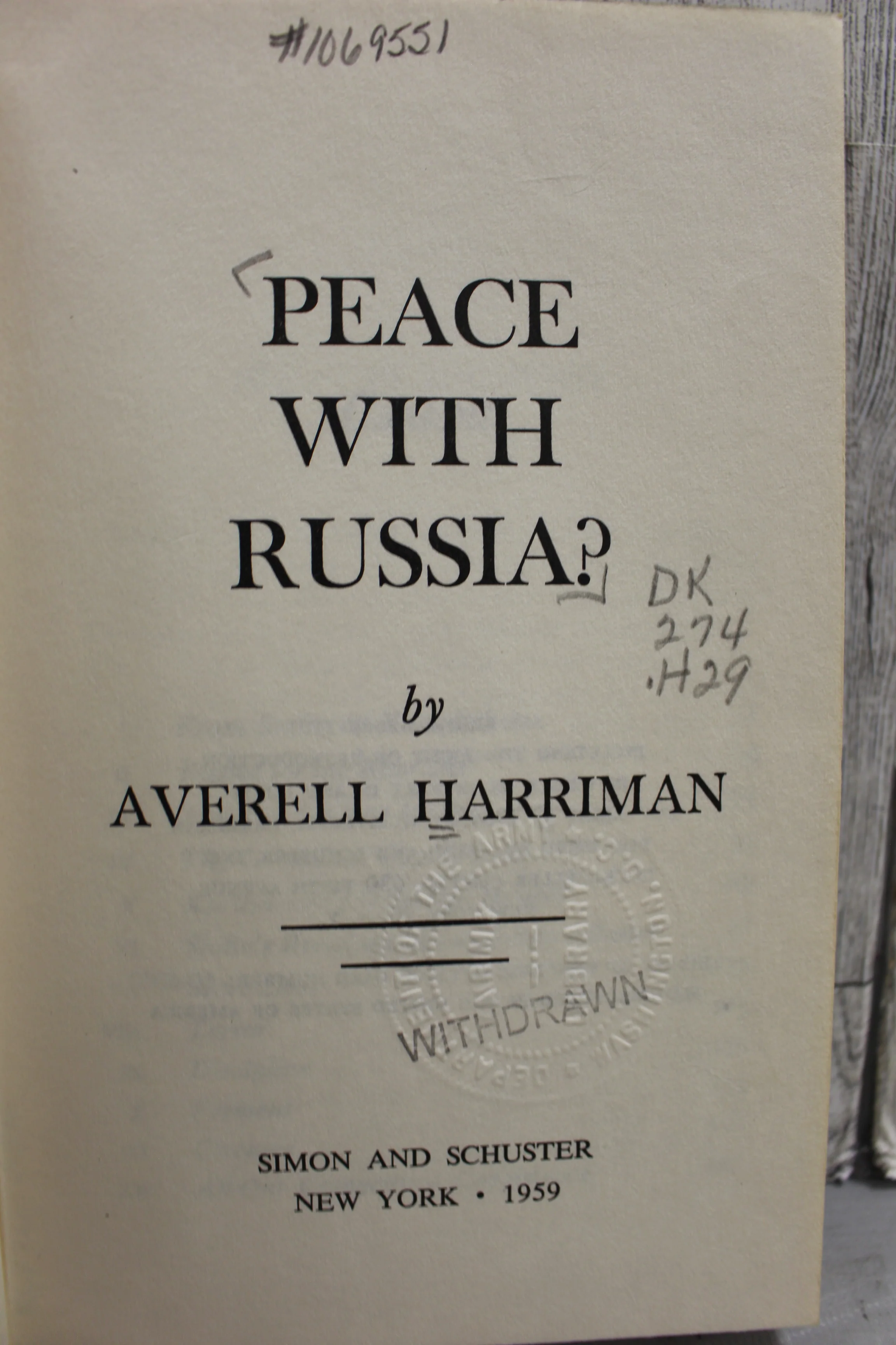 Peace with Russia? by Averell Harriman - Image 4