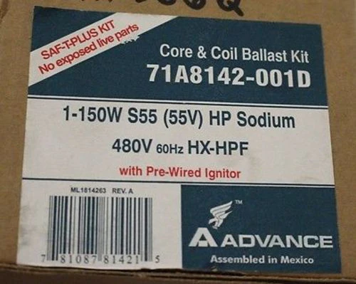 Philips Advance Core & Coil Ballast Kit with Prewired Ignitor, PN 71A8142-001D - Image 7