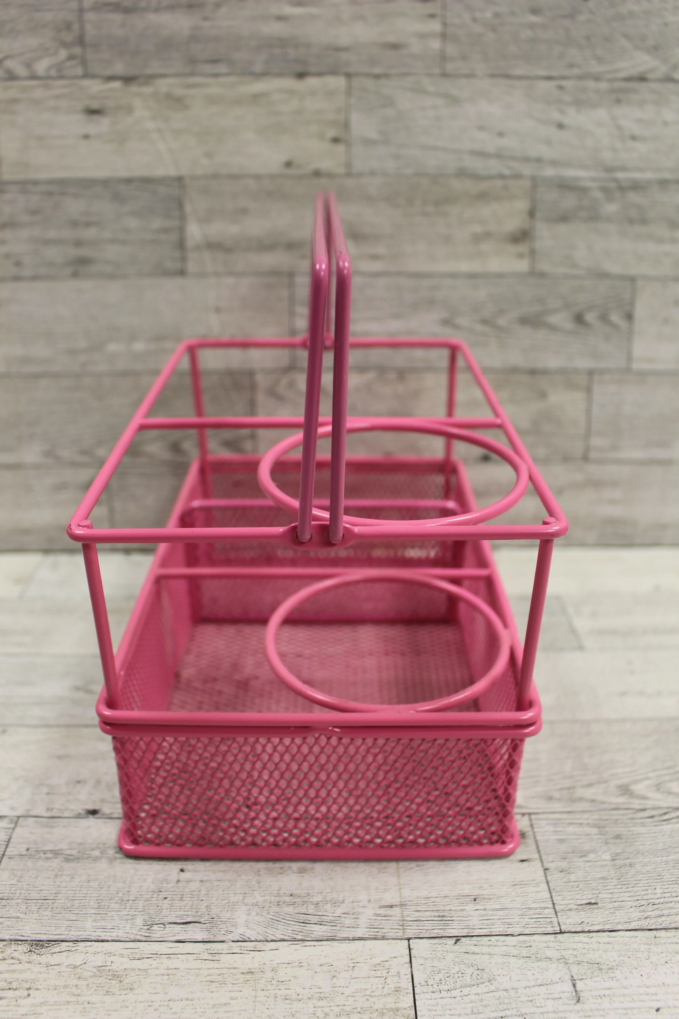 Pink Metal Mesh Organizer - Used - Image 2