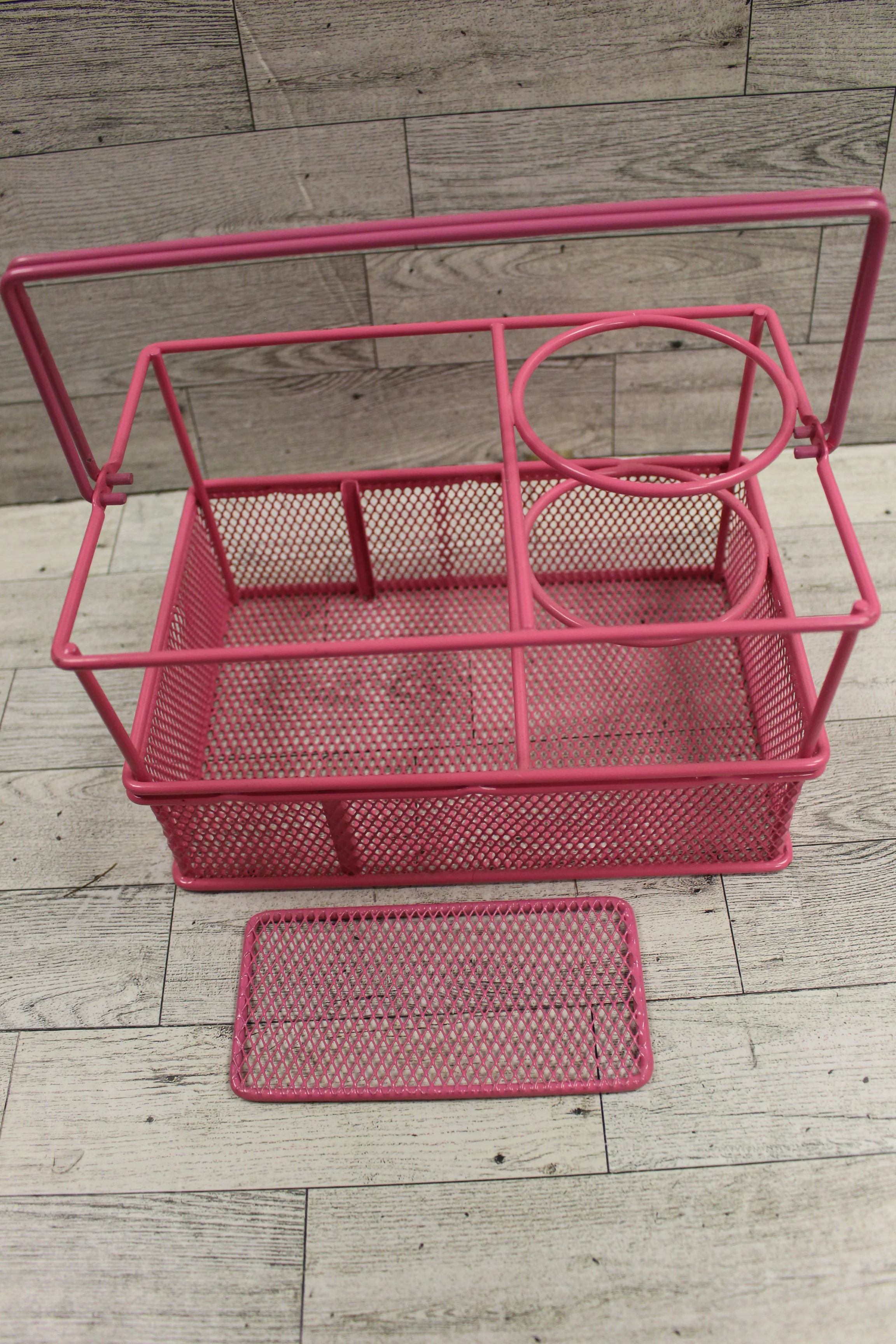 Pink Metal Mesh Organizer - Used - Image 4