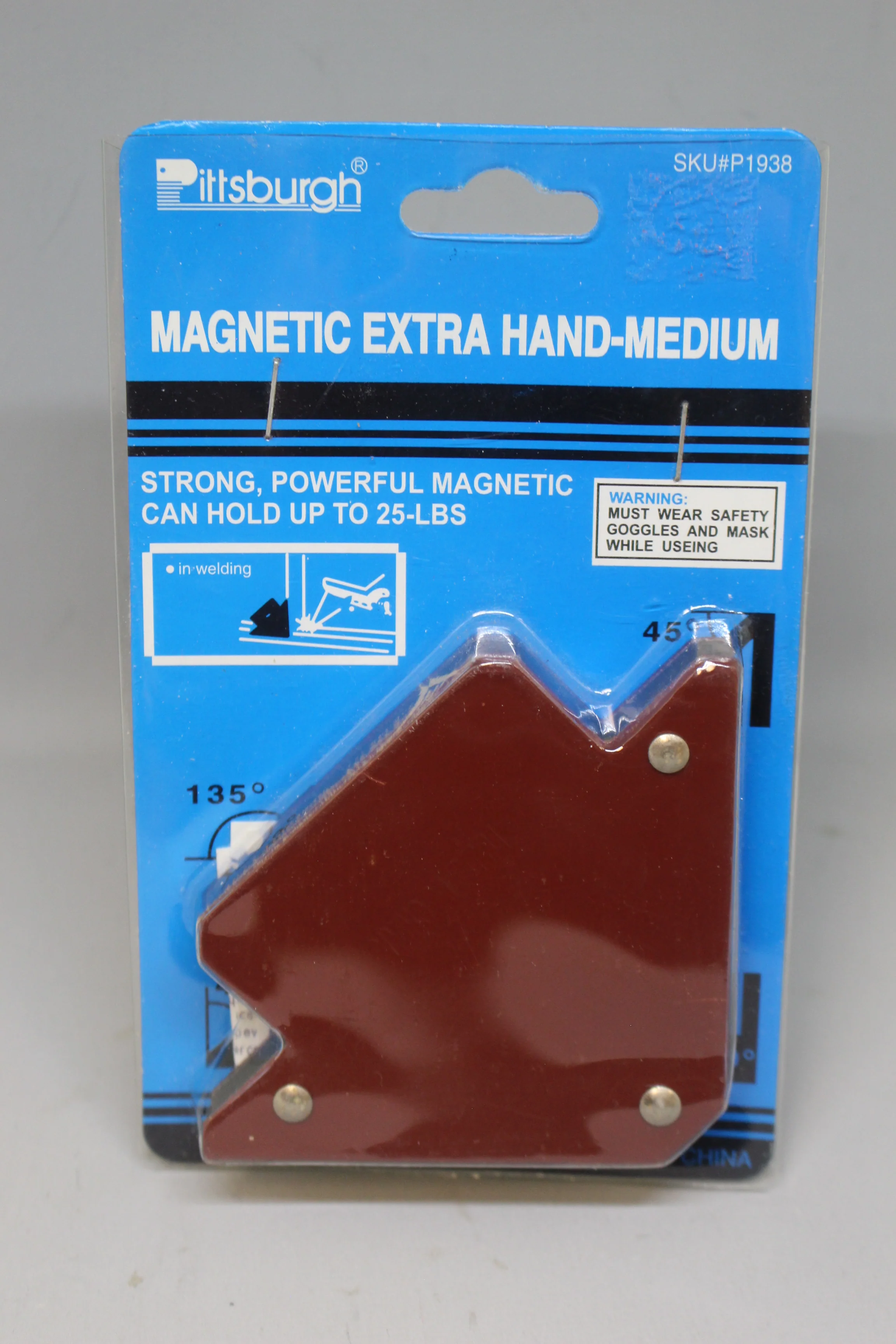 Pittsburgh Magnetic Extra Hand-Medium - P1938 - Holds Up To 25 lbs - New