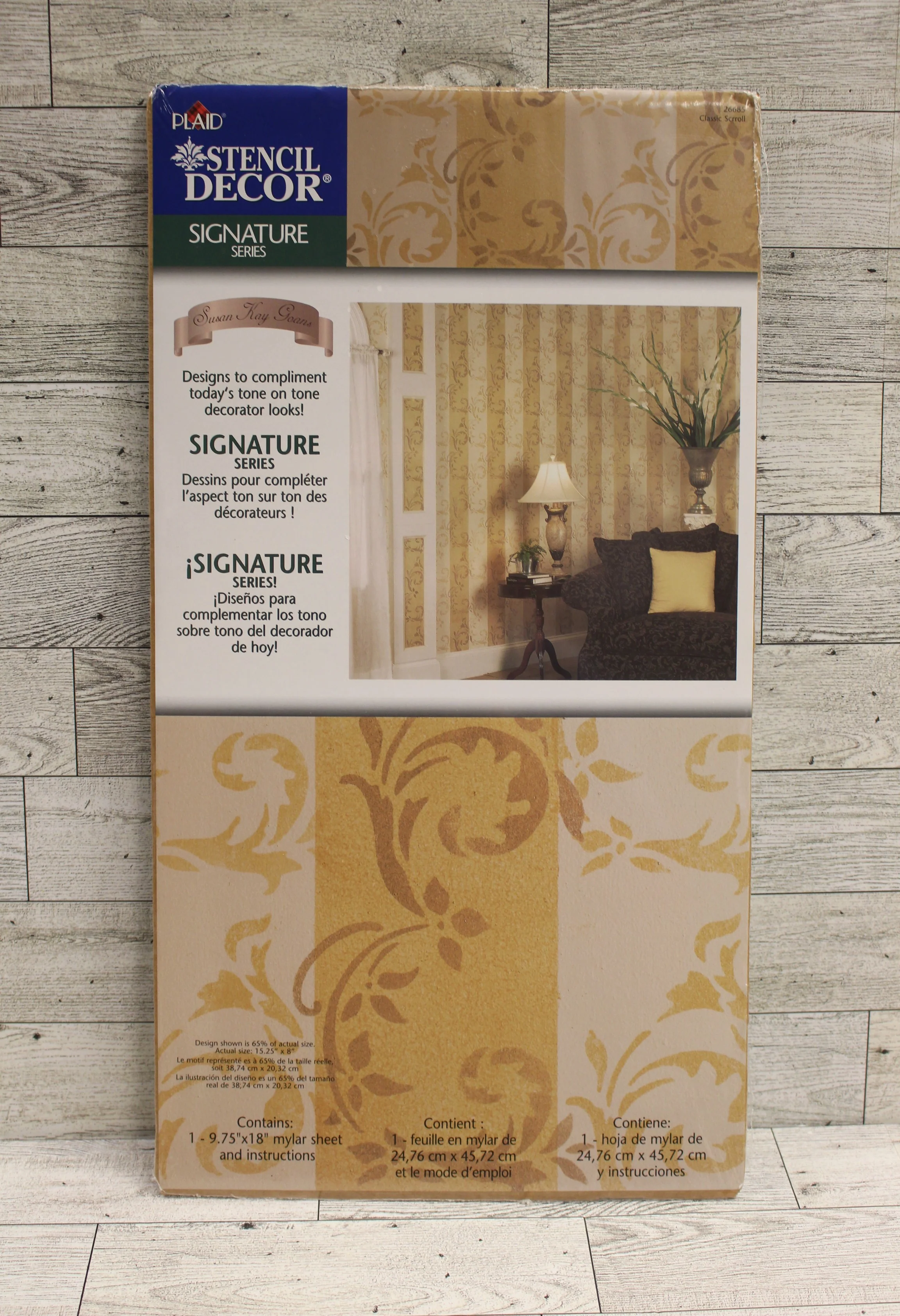 Plaid Stencil Decor2002 Signature Series - 18" - New