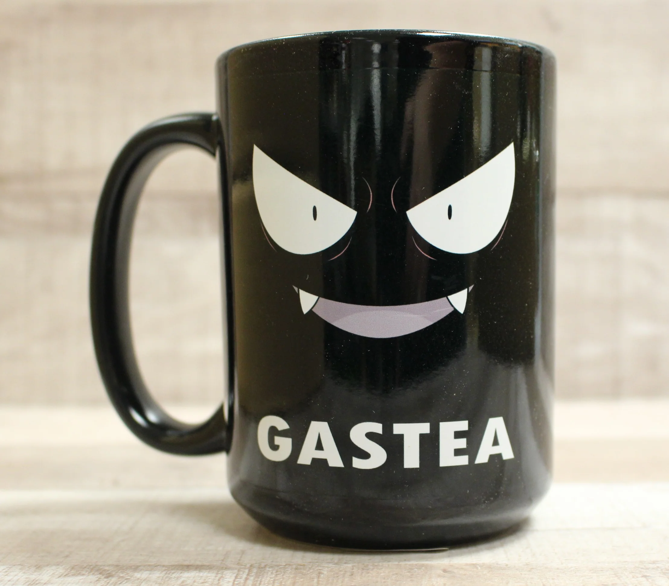 Pokemon Gasly Gastea Coffee Cup Mug - Black - New