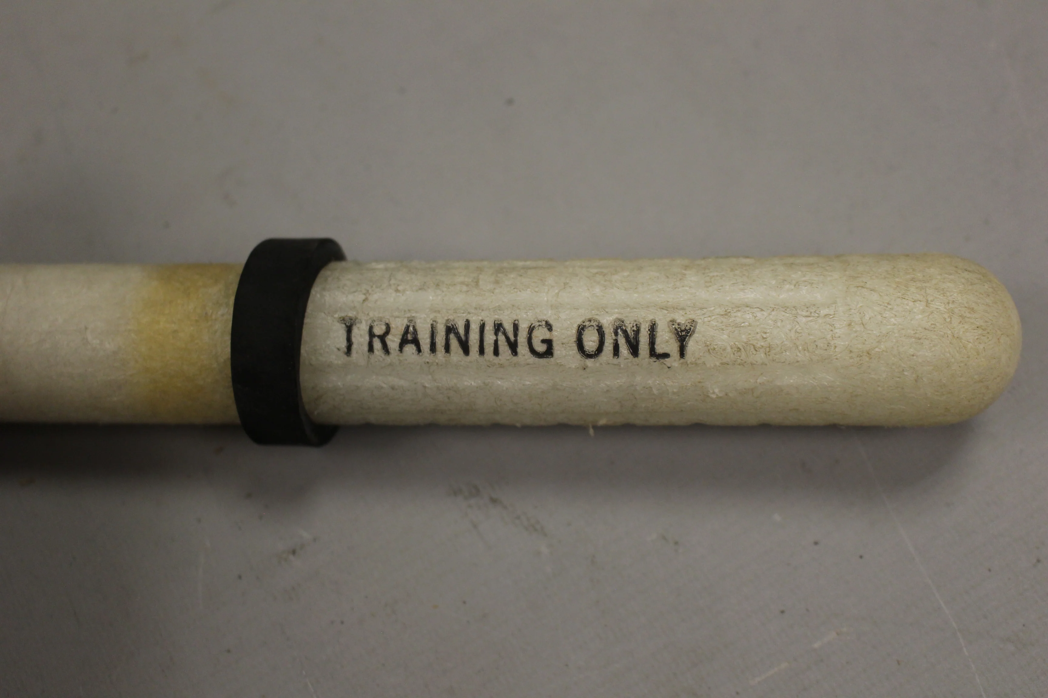 Police Tactical Defense Training Baton For Self Defense Training -White -Used - Image 2
