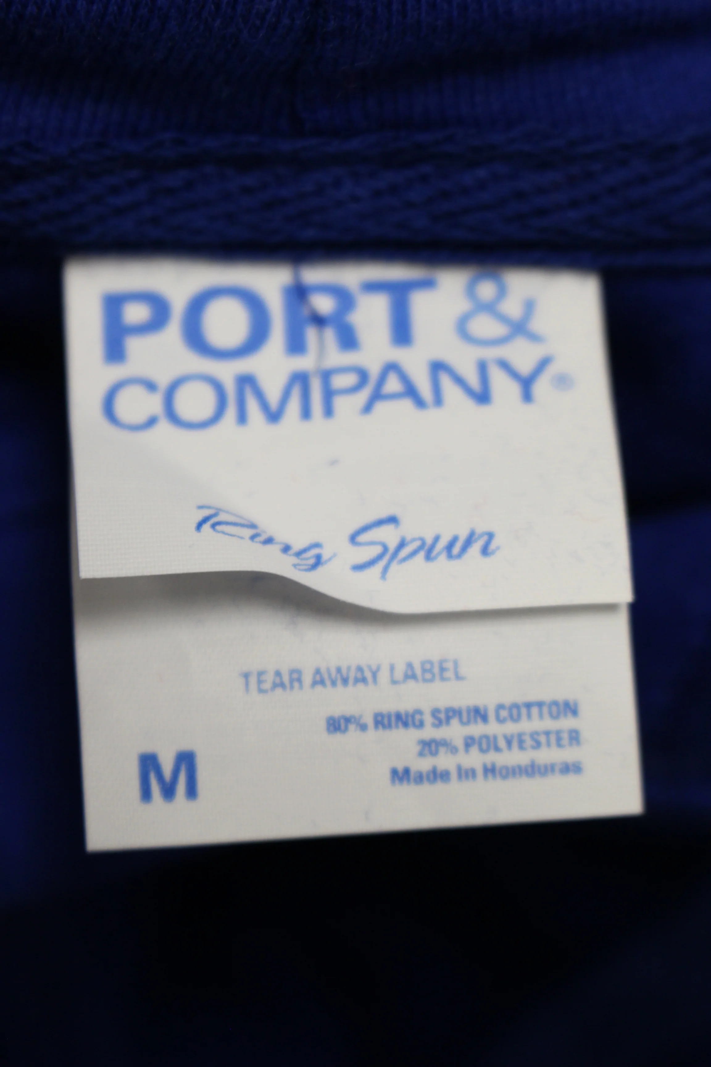 Port & Company Navy Blue Hoodie - Size: Medium - New - Image 2