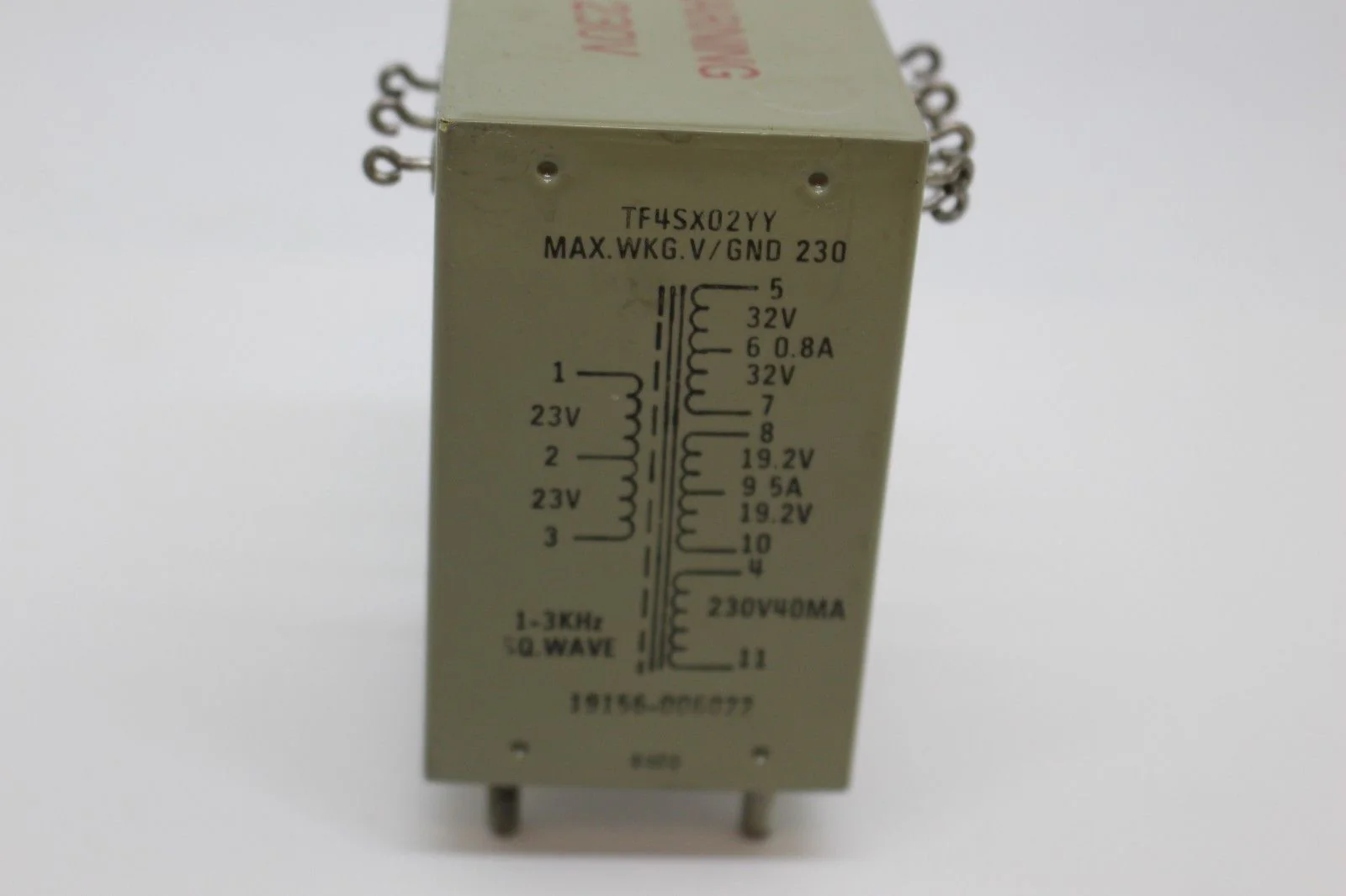 Power Transformer, 5950-01-167-6476, TF4SX02YY, 19156-006022 (#3) - Image 2