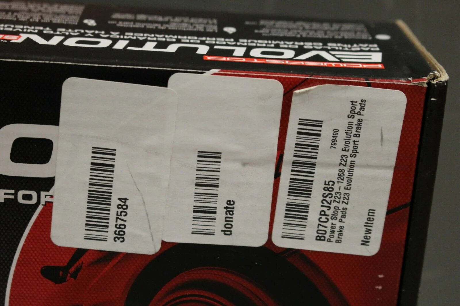 PowerStop Evolution Sport Brake Pad Set, Z23-1268, New - Image 2