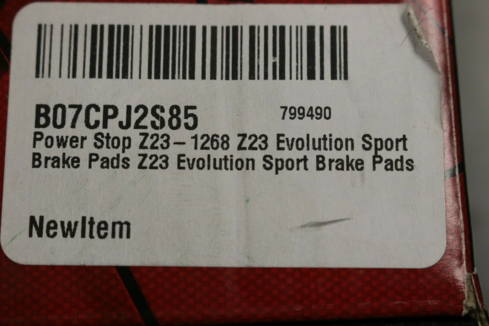 PowerStop Evolution Sport Brake Pad Set, Z23-1268, New - Image 3
