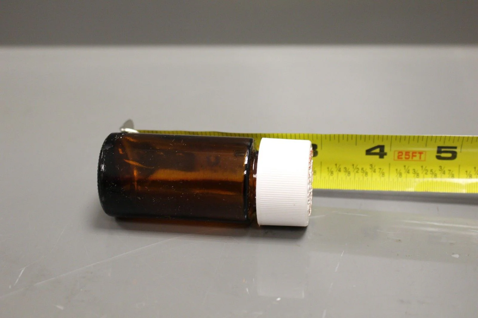 Prescription Dispensing Safety Cap Glass Bottle, Light-Resistant, 7.0 dram, New - Image 3