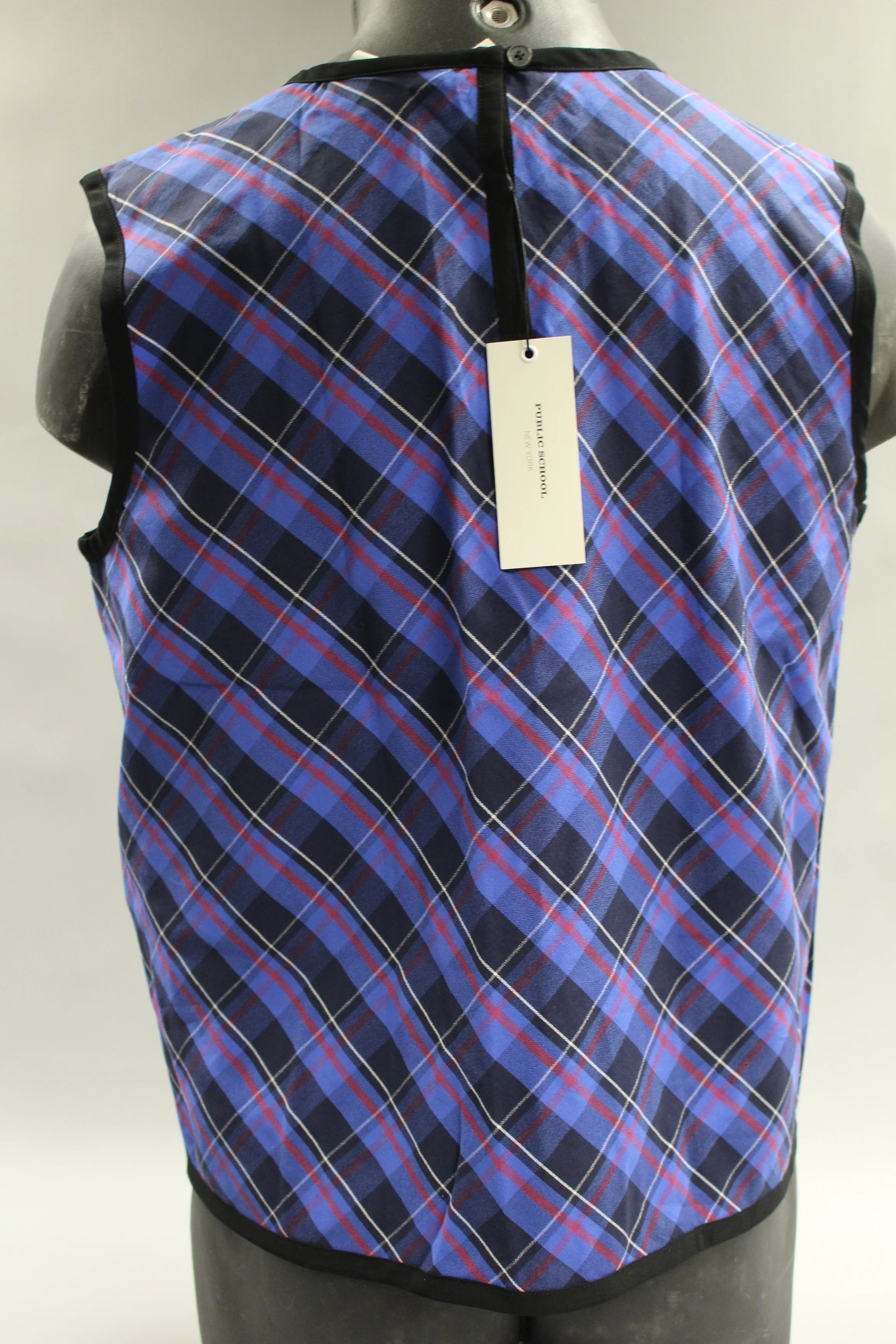 Public School Blue/Peacock Cutoff, Size: 8, New - Image 2