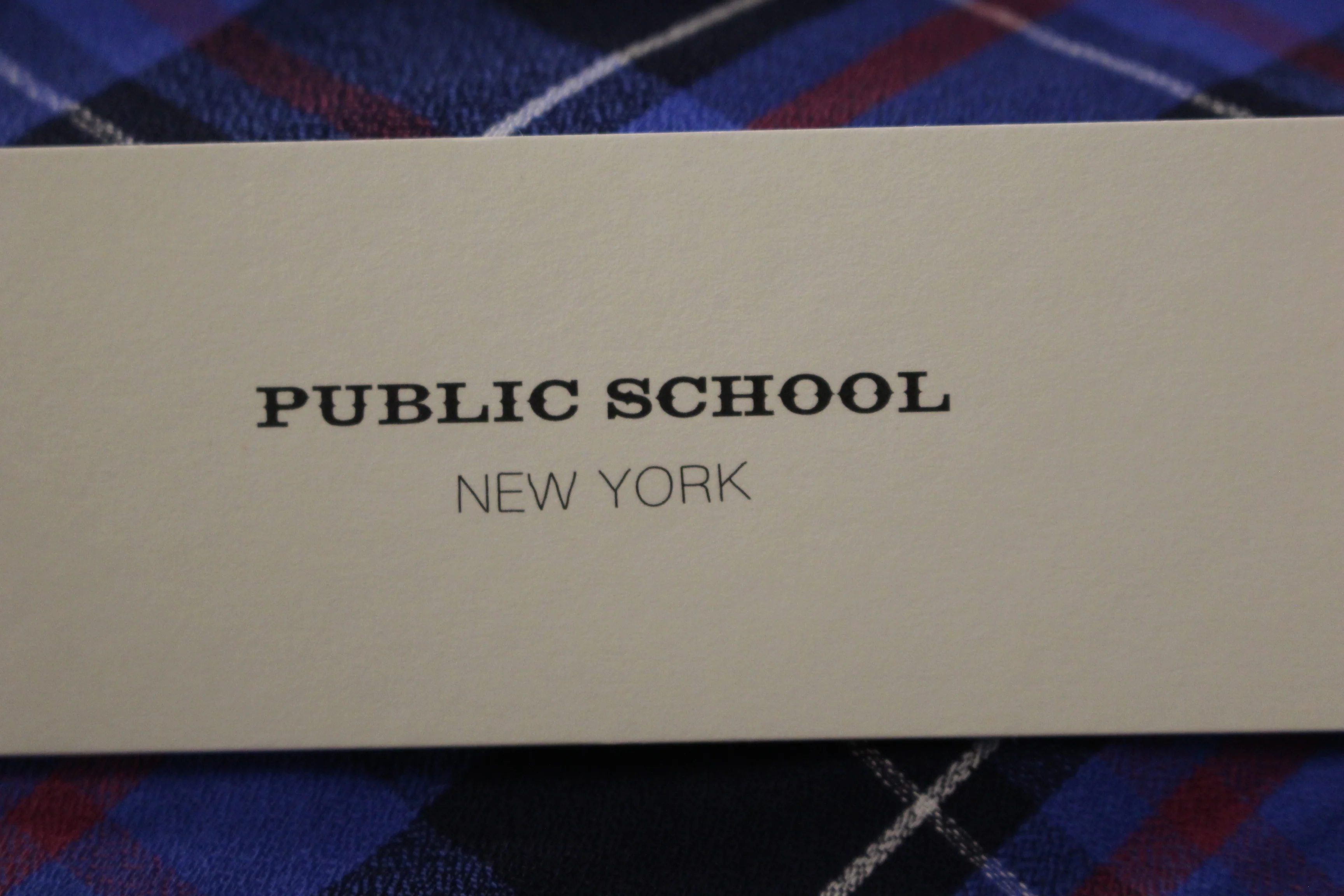 Public School Blue/Peacock Cutoff, Size: 8, New - Image 5