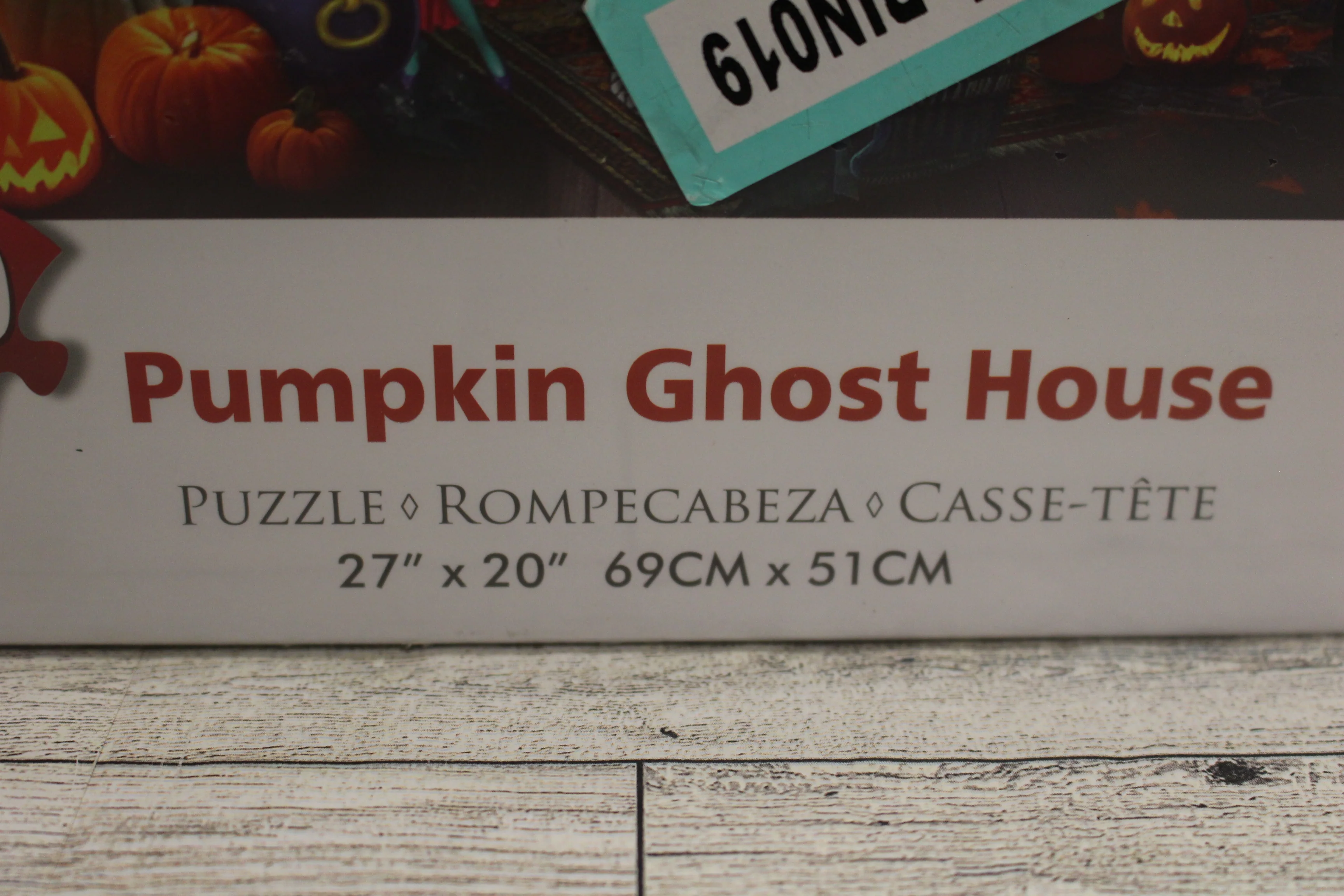 Pumpkin Ghost House Jigsaw Puzzle - 27" x 20" - 500 Pieces - New - Image 3