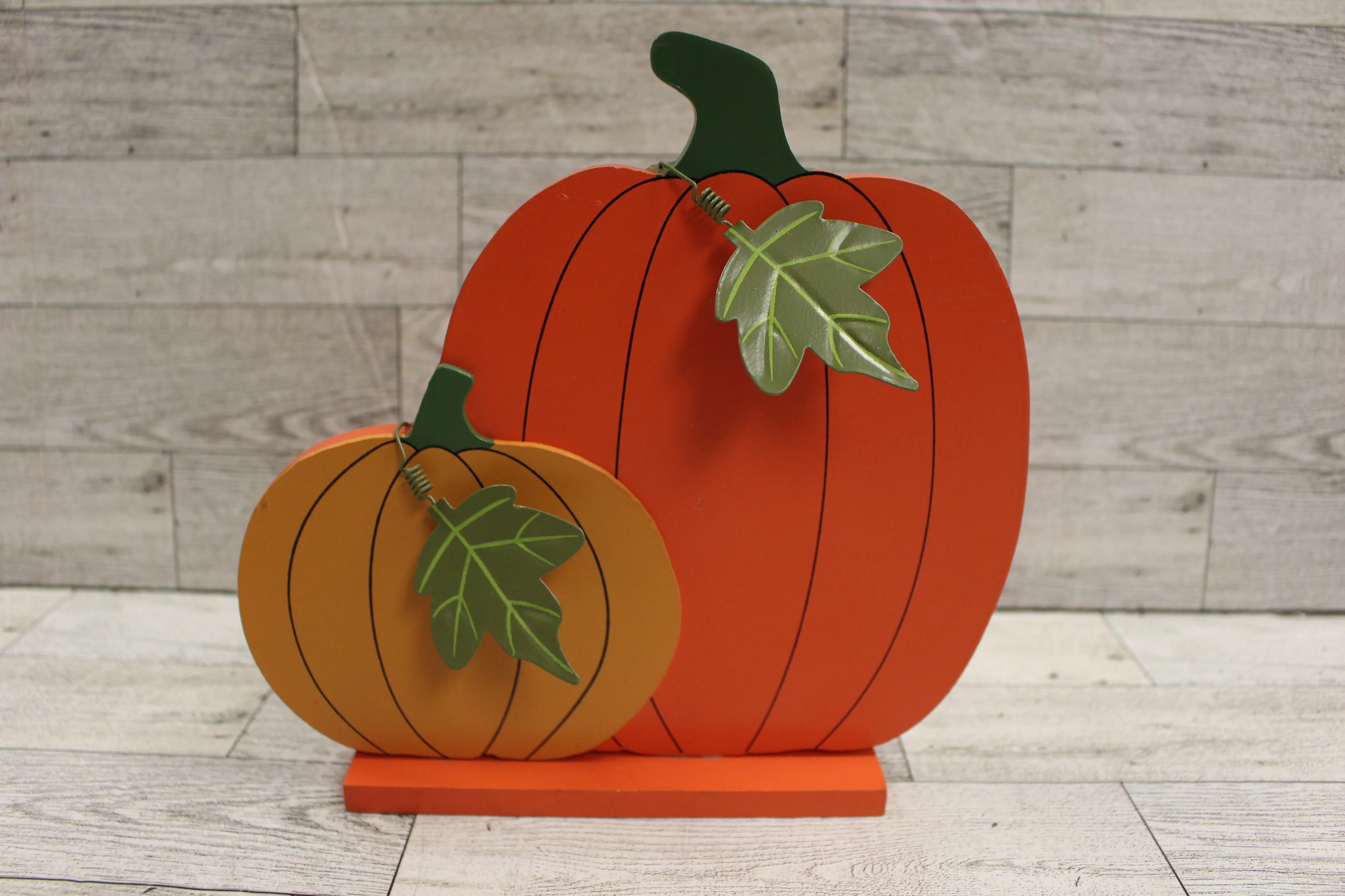 Pumpkin Wooden Decor - Used