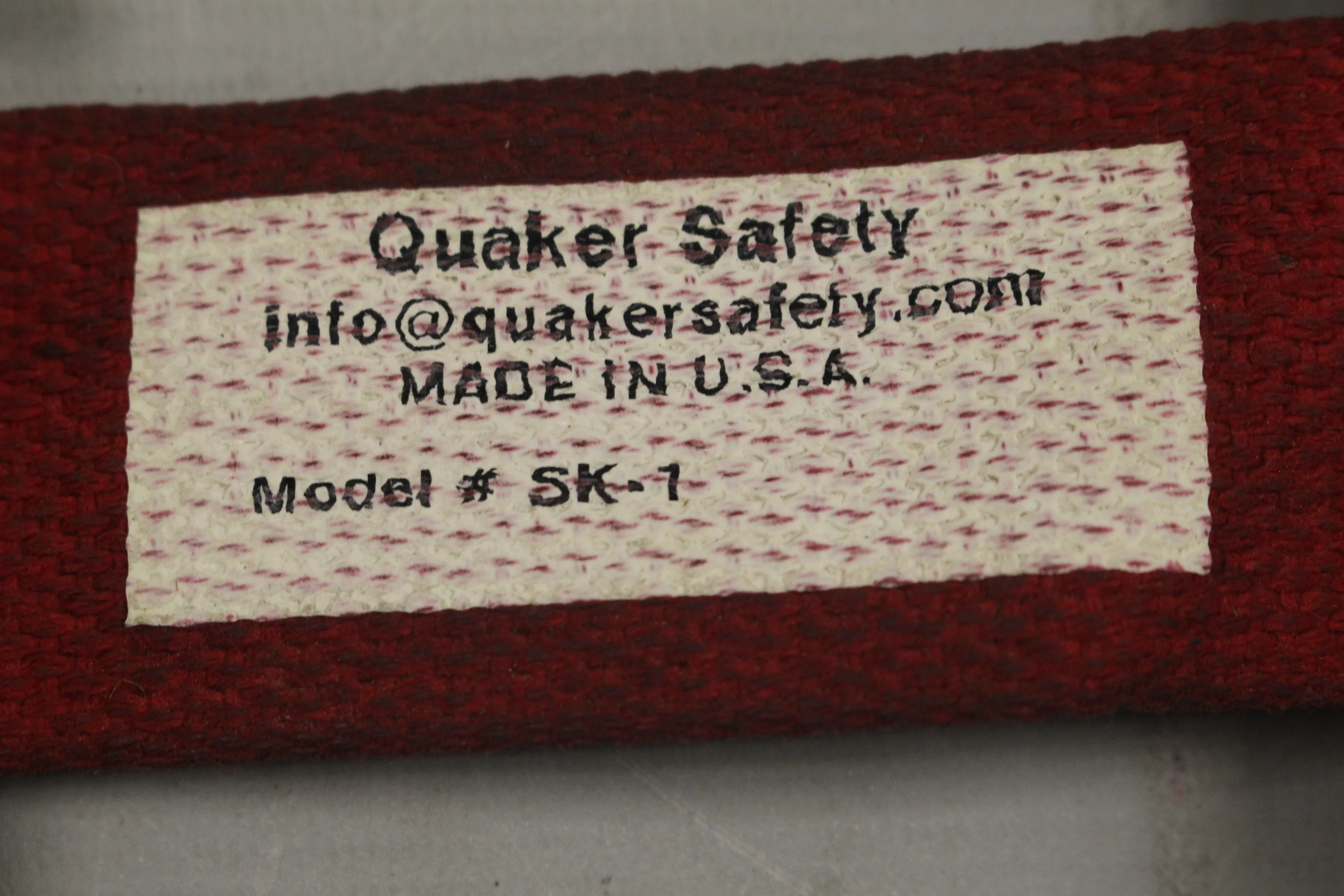 Quaker Safety Firefighters Suspenders - H Style - Model SK-1 - Used - Image 3