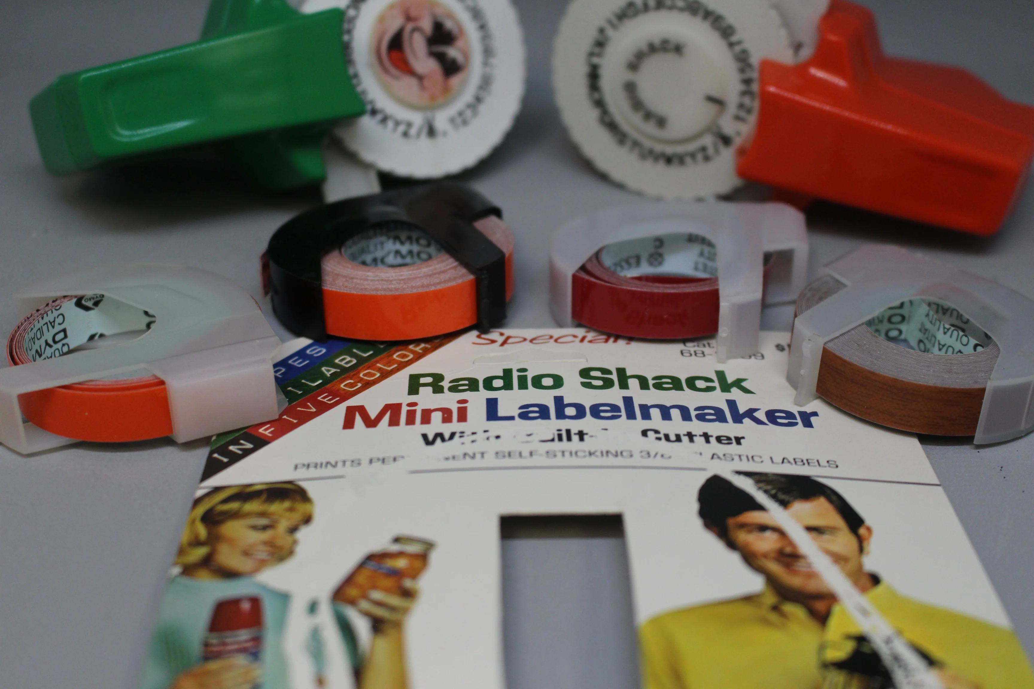 Radio Shack Mini Label Makers with Built-In Cutter - Set of 2 - Used - Image 2