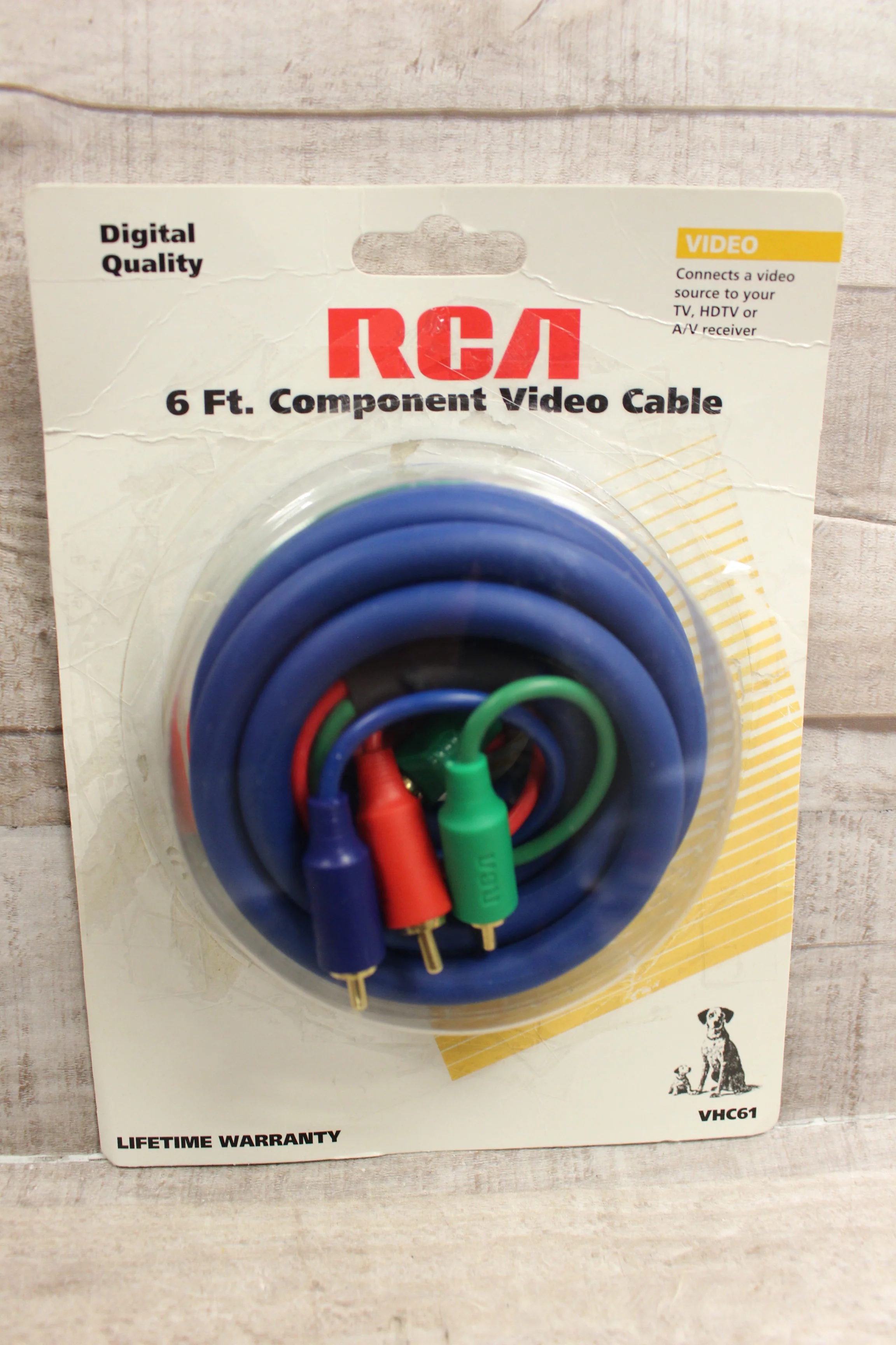 RCA 6 Foot Component Video Cable VHC61 -New