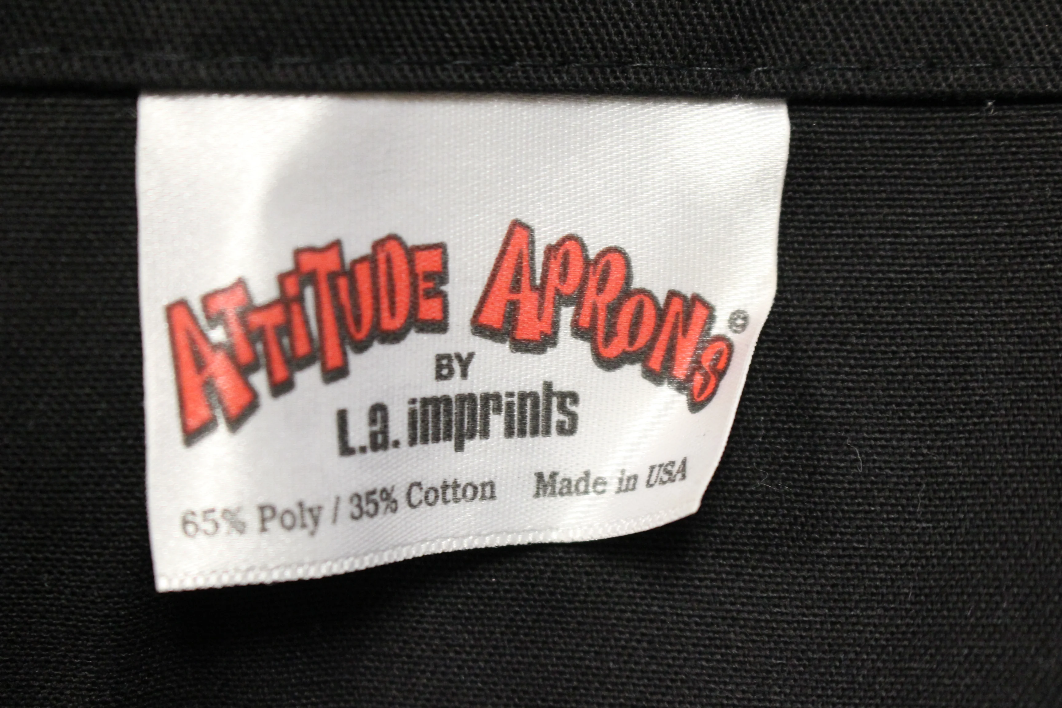 "Real Men Don't Use Recipes" Apron - Black - Used - Image 4