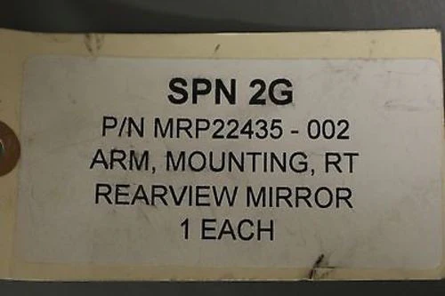 Rearview Mirror Arm, P/N: MRP22435-002, NSN: 2540-01-583-4959, New - Image 6