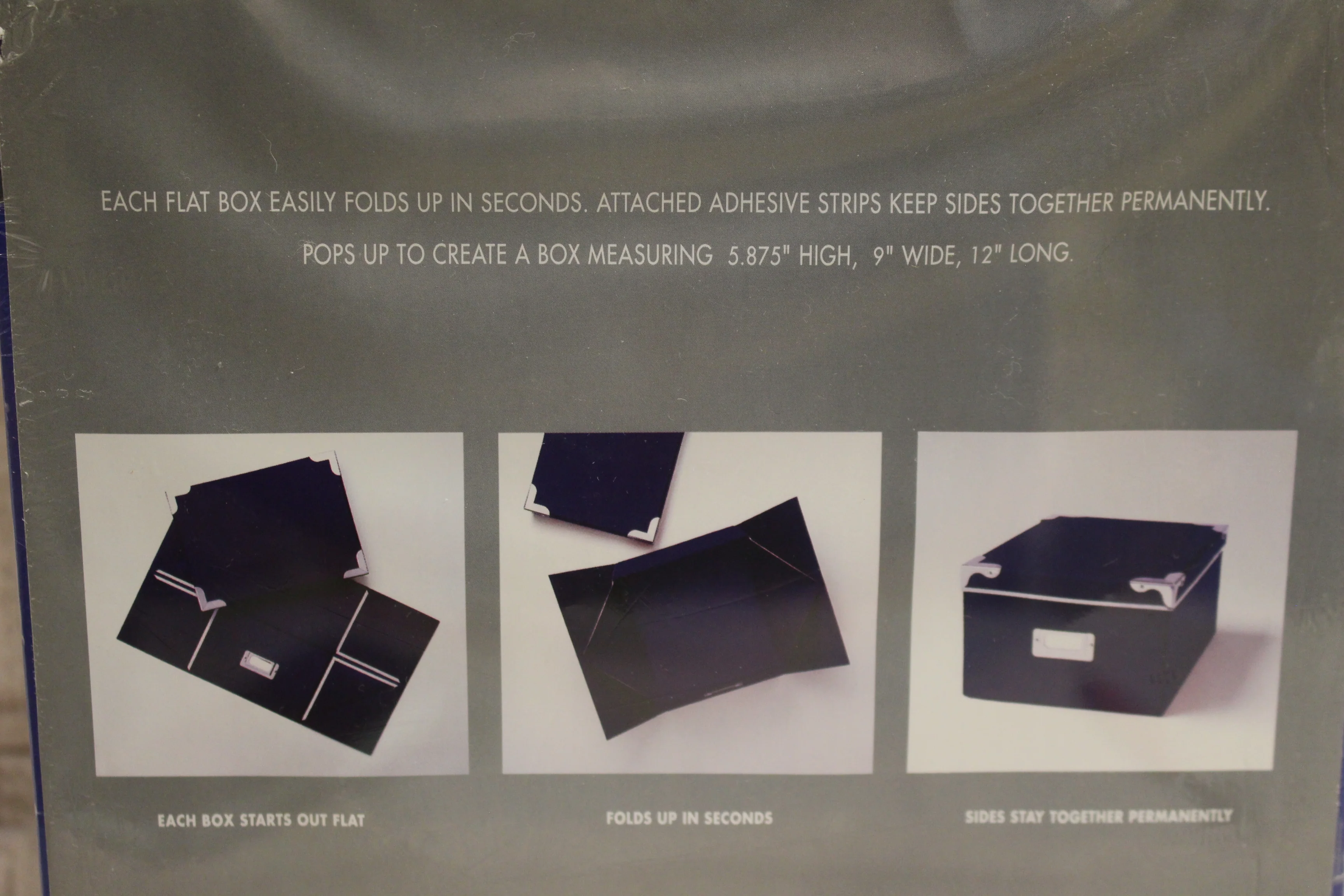 Reinforced Heavy Duty Pop Up Box For Documents -New - Image 5