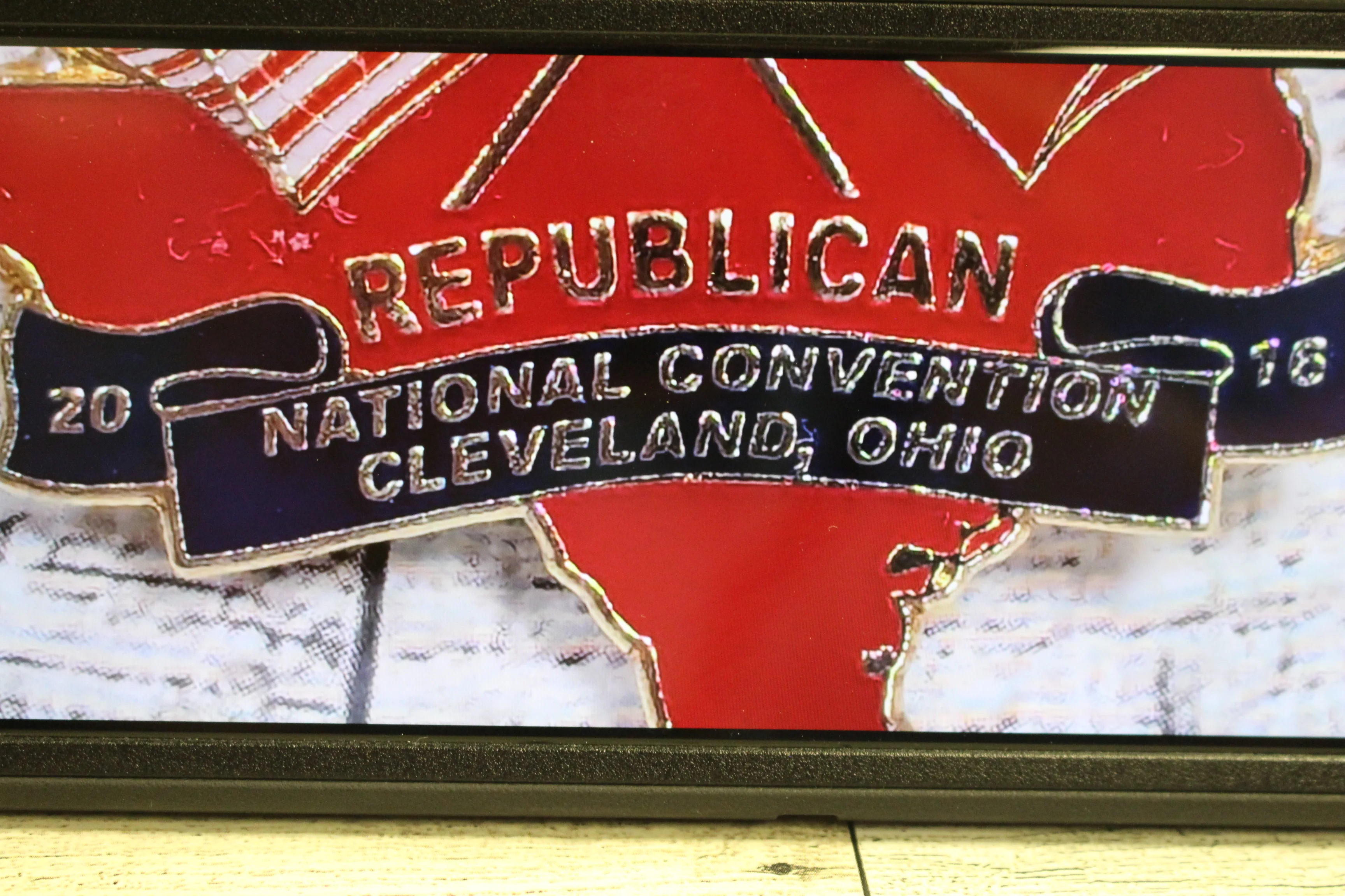 Republican National Convention 2016 Lapel Pin - Used - Image 3