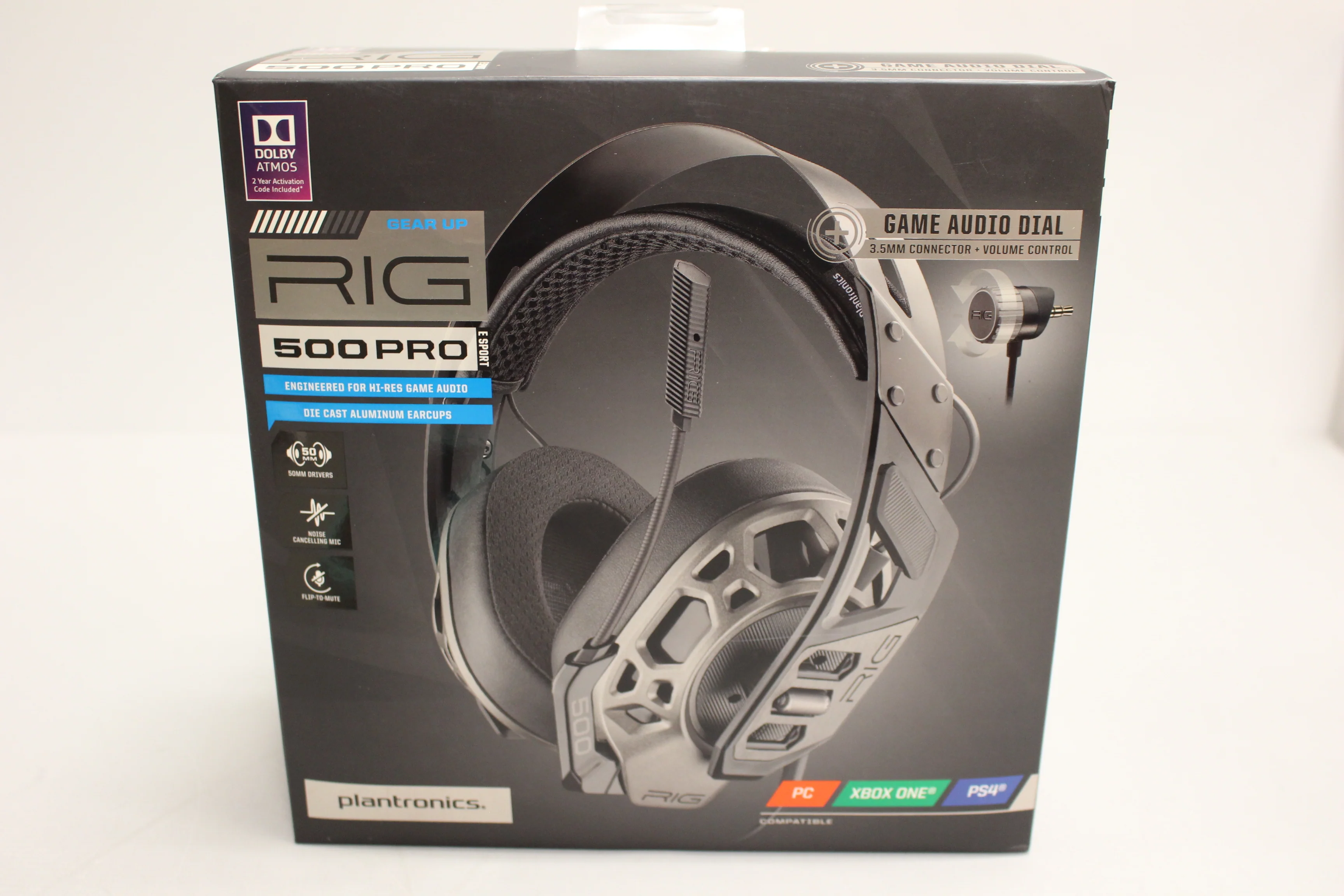 RIG 500 PRO Esports Edition Over The Ear Headset - Black - Used - Image 4