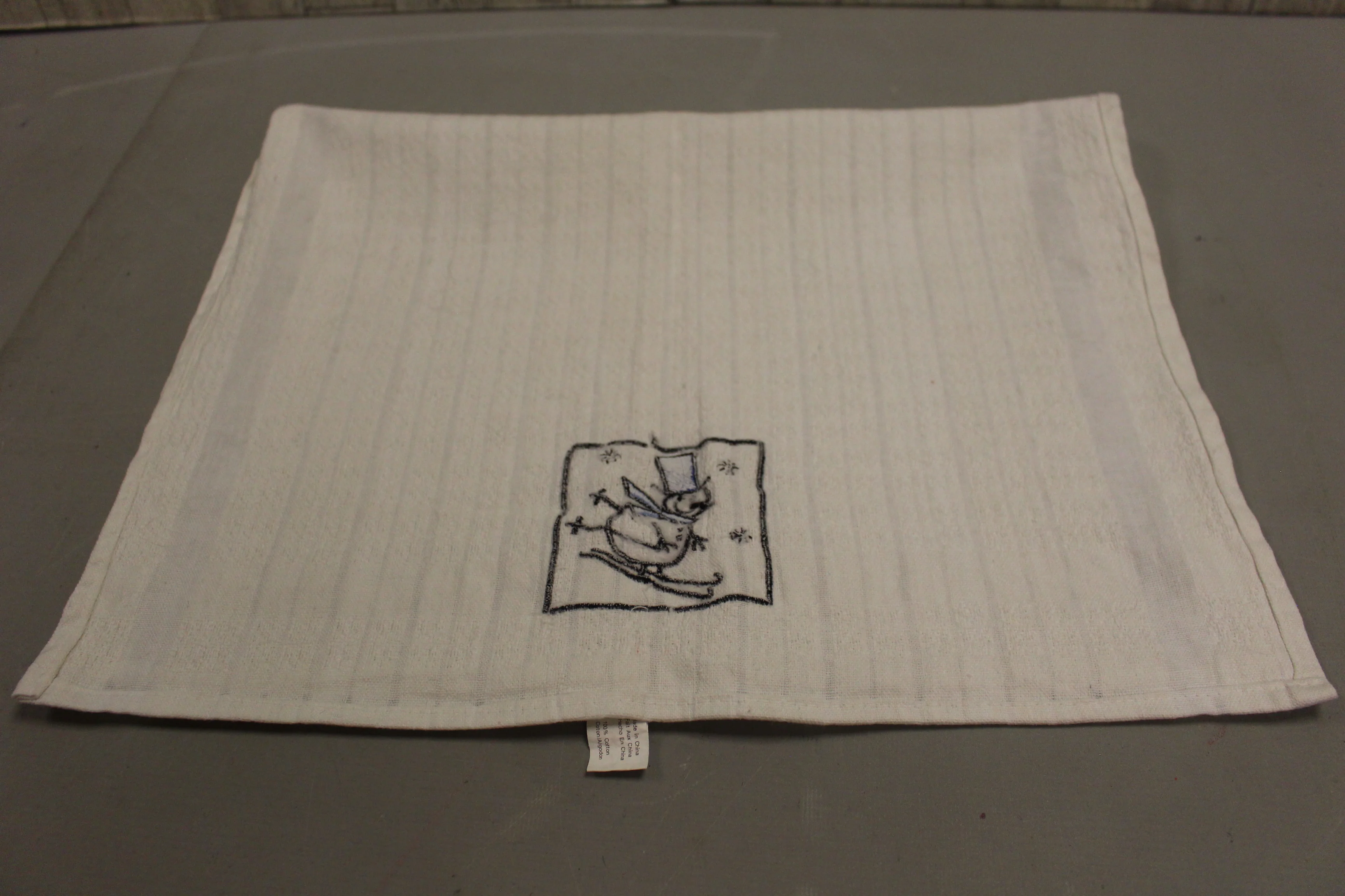 RITZ Christmas Skiing Stick SnowmanTowel - Used - Image 4