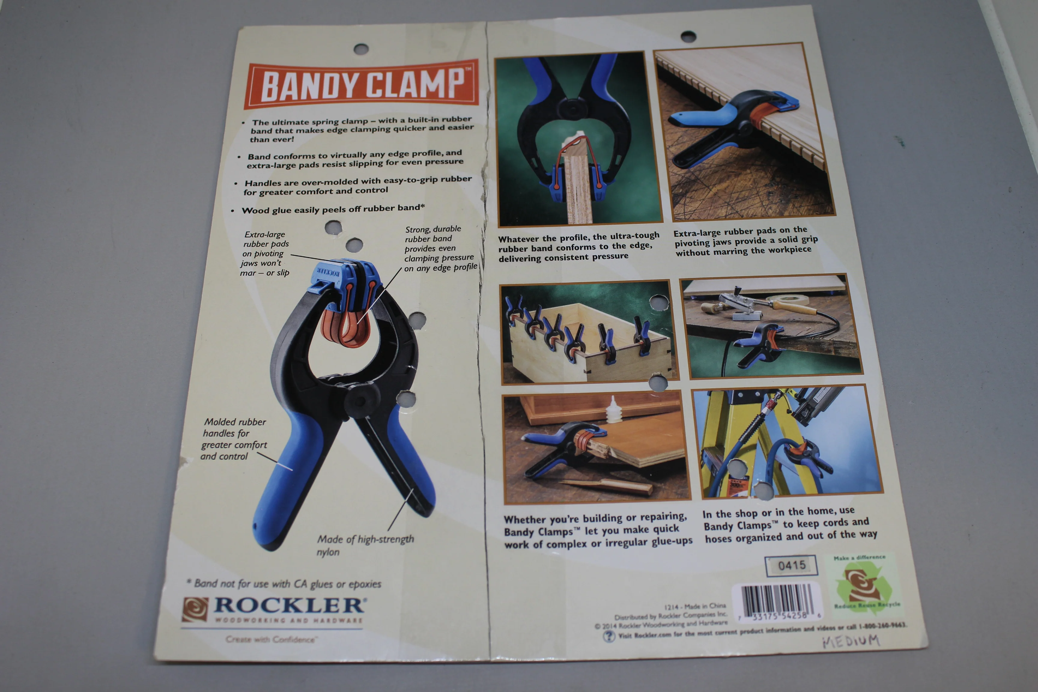 Rockler Medium Bandy Clamp - New - Image 2