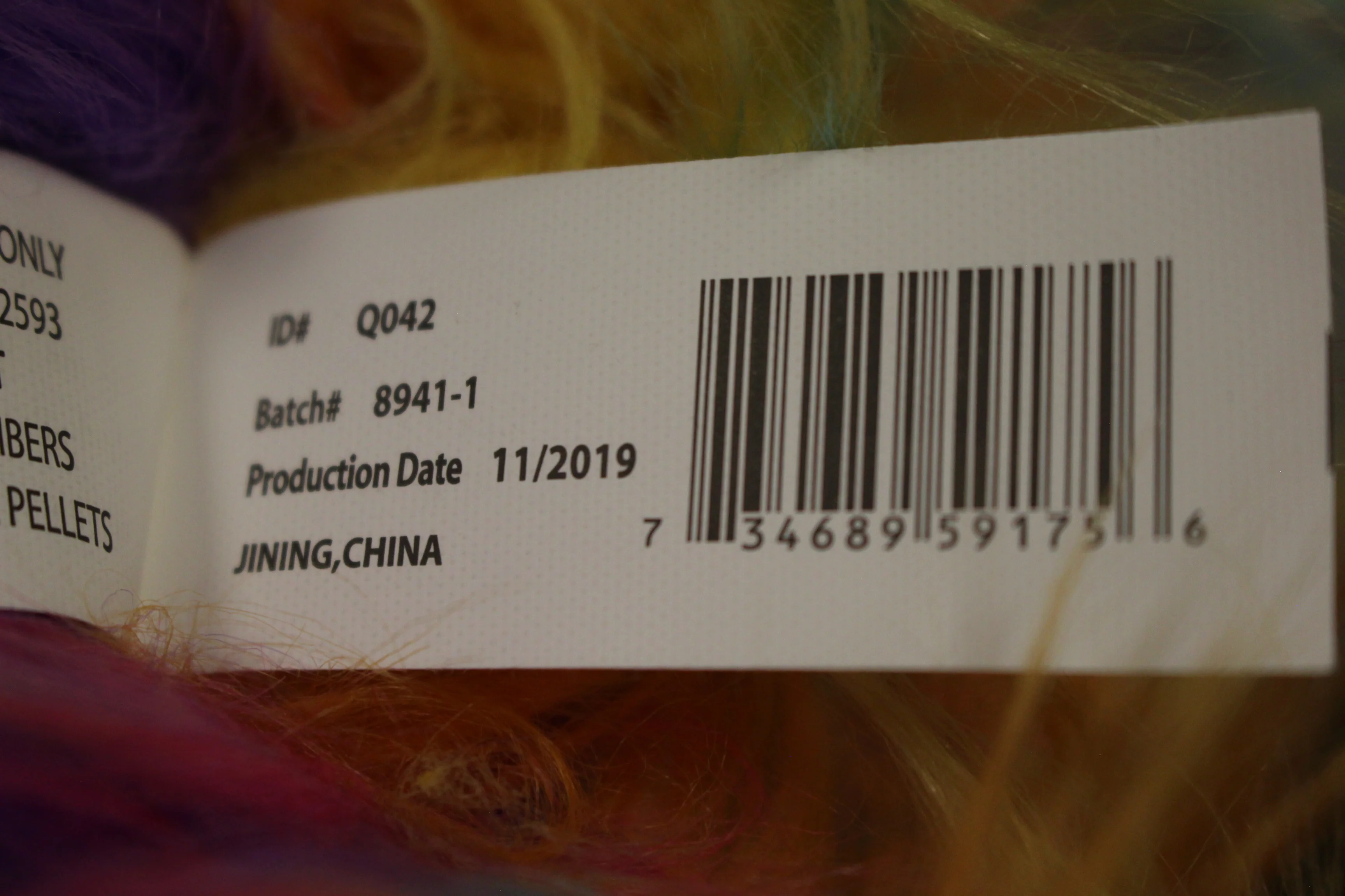 Russ/Kelly Toy Fluffy Plush Rainbow Llama - Used - Image 8