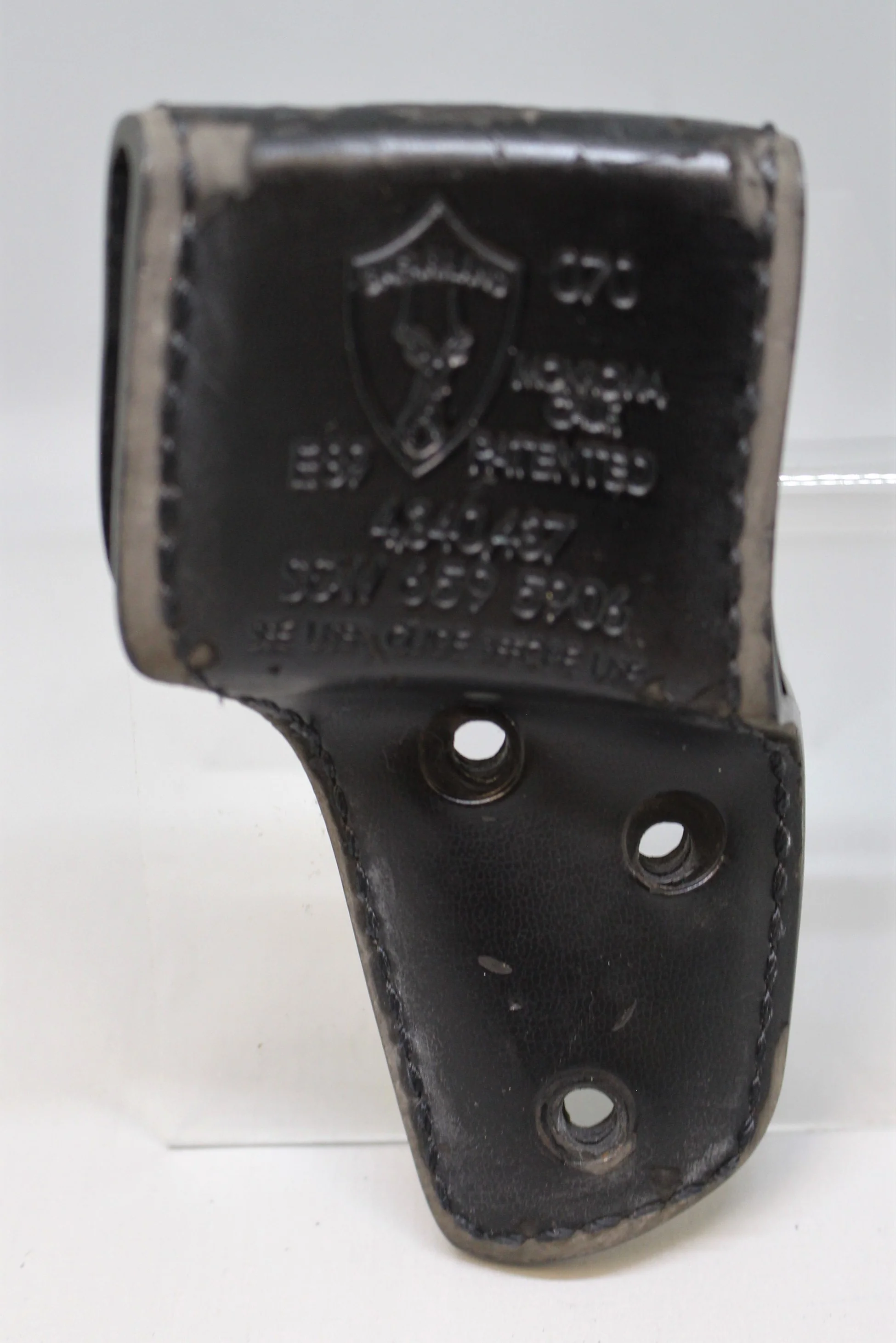 Safariland Smith & Wesson 659 5906 E89 Black Leather Holster Paddle - Used - Image 2