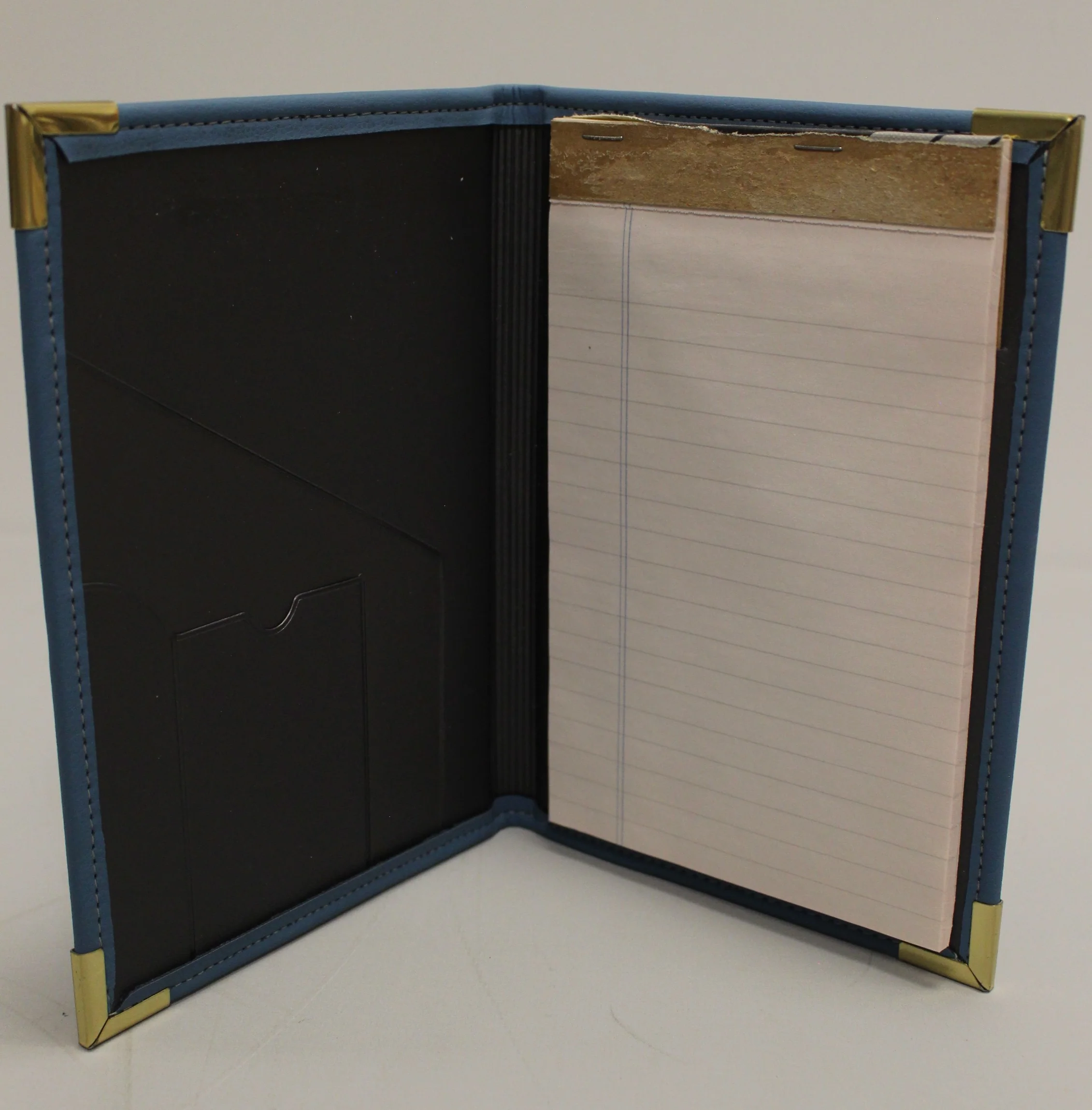 Samsill 7020 Business Portfolio Notepad Holder - 9x6 - Blue - Used