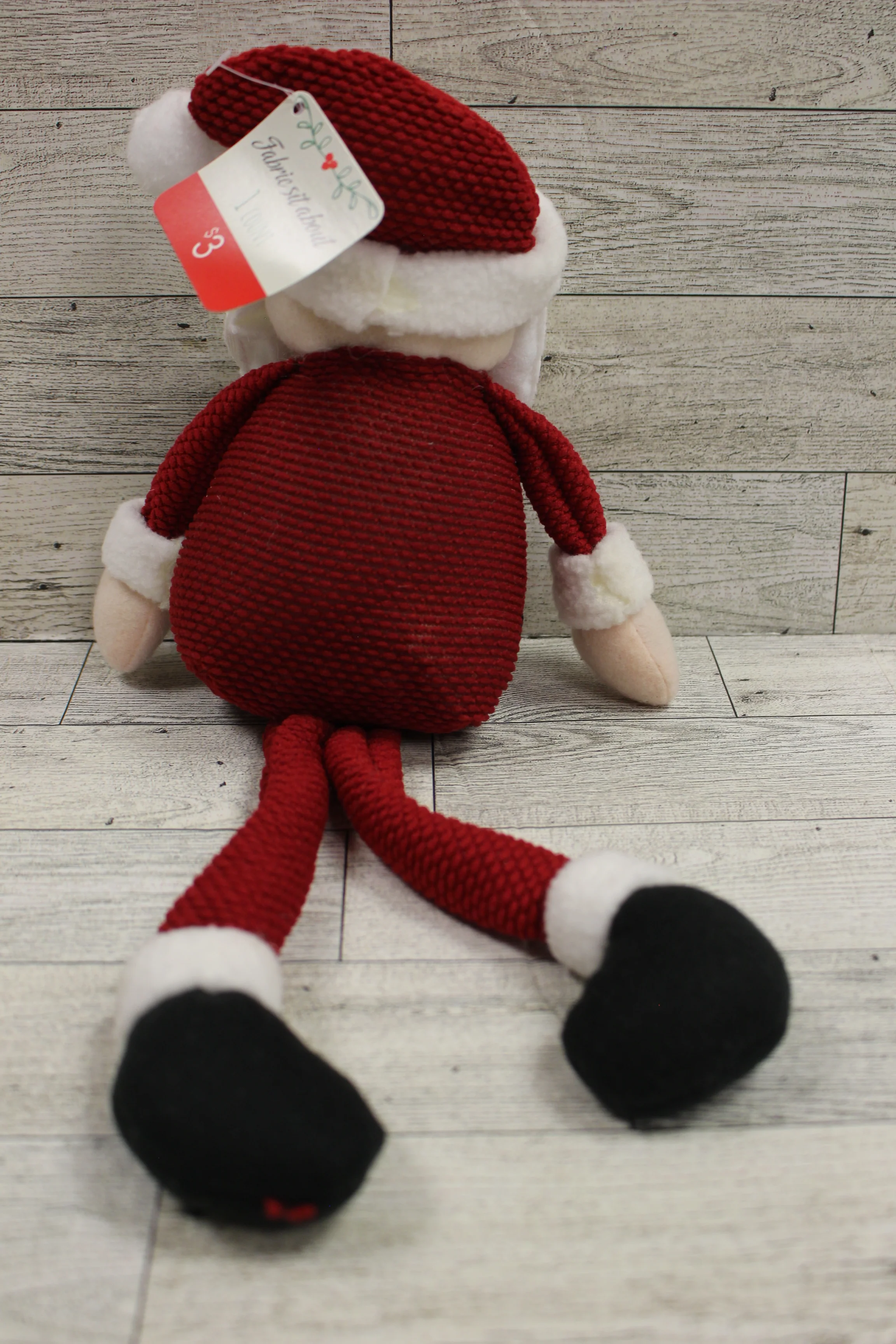 Santa Fabric Sit About - 15" Tall - New - Image 3