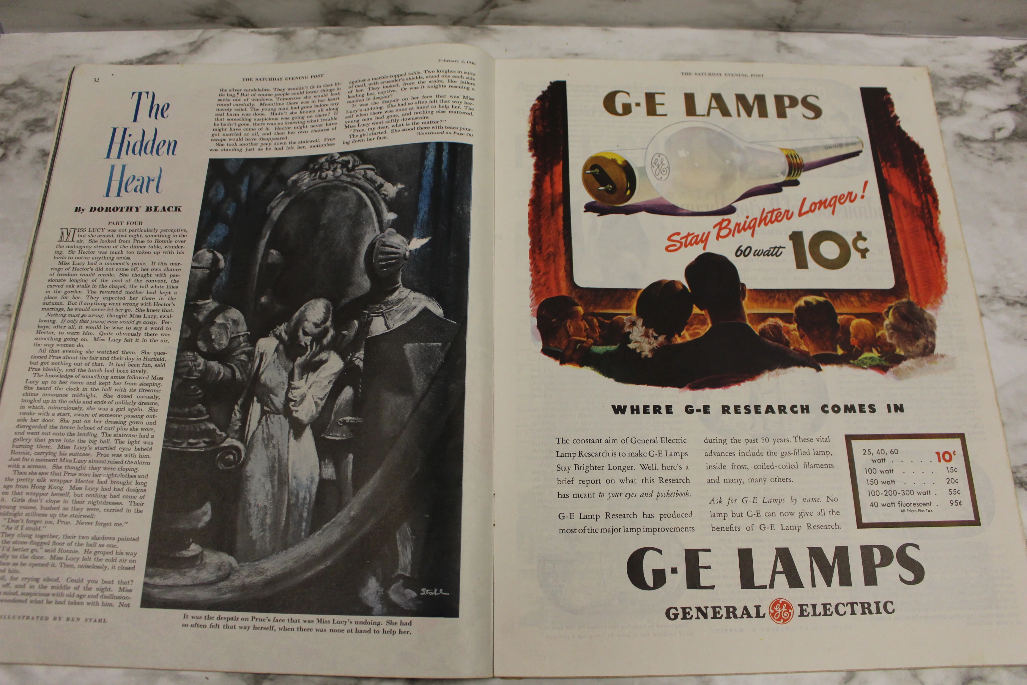 Saturday Evening Post February 2, 1946 - Illustrated Cover - Used - Image 3