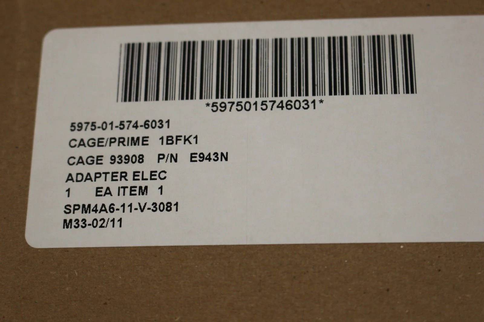 4" PVC Terminal Electrical Conduit Male Adapter -5975-01-574-6031 - E943N -TA55 - Image 4