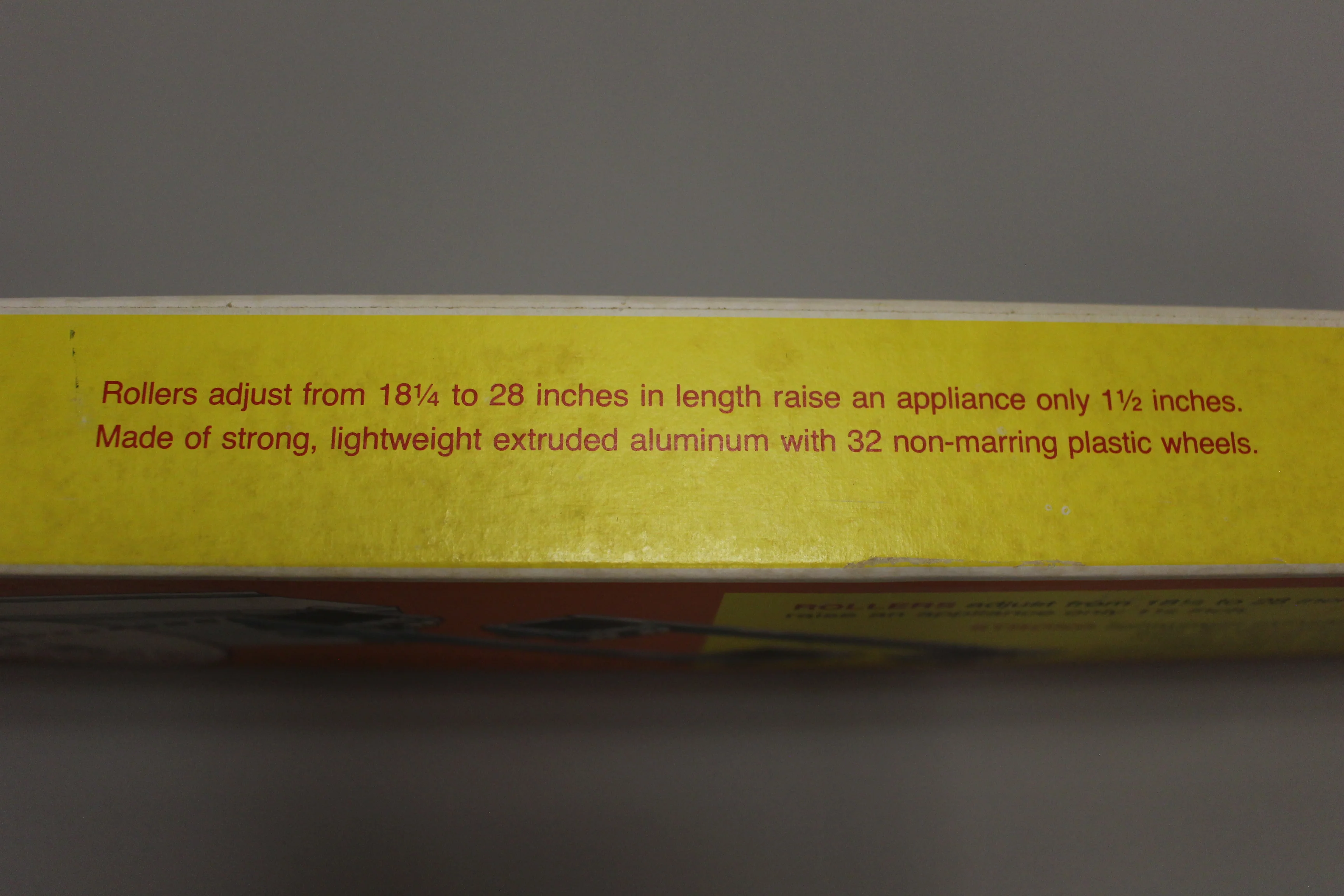 Sears Heavy Duty Appliance Rollers - 9-74202 - 18-1/4"-28" - Used - Image 4