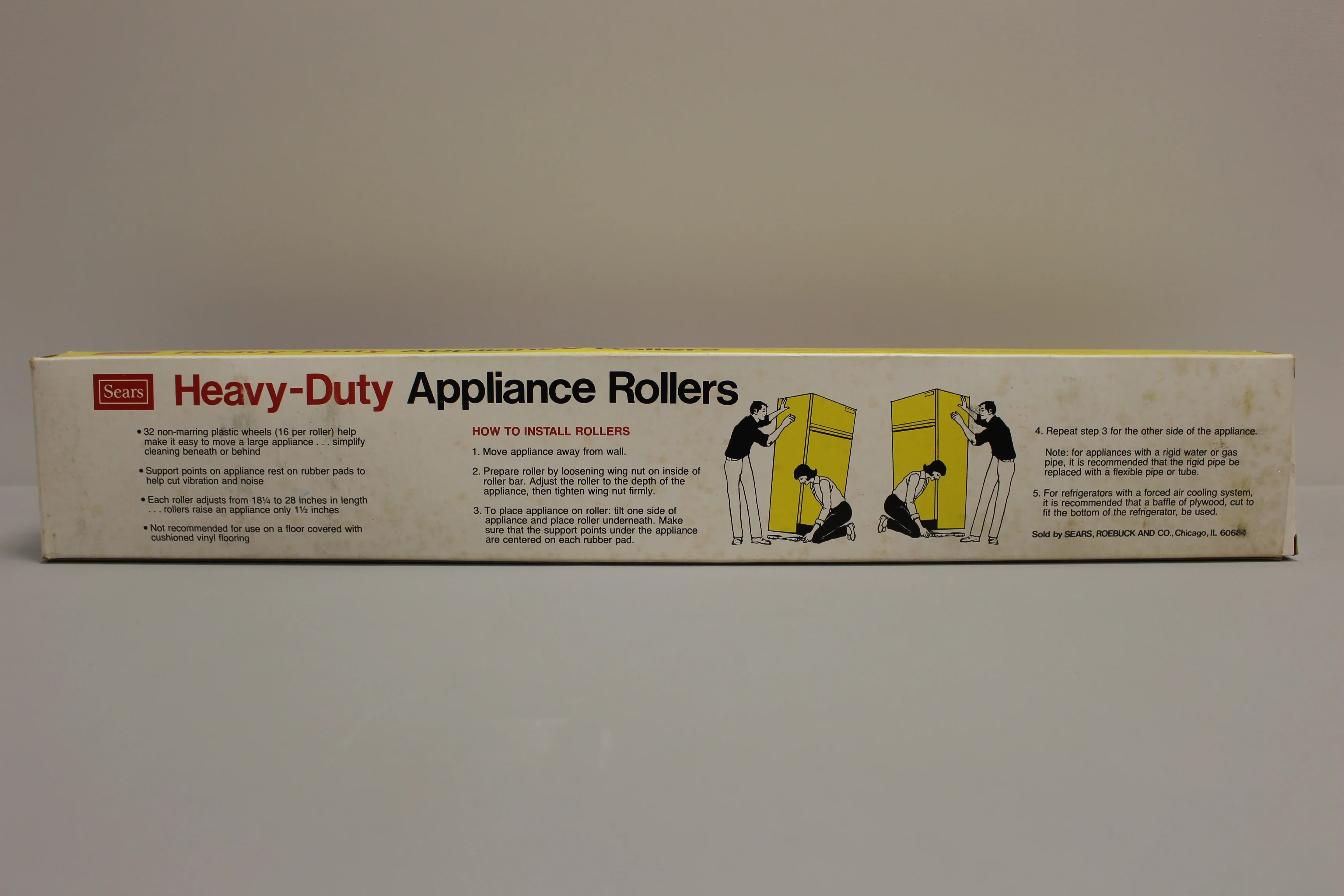Sears Heavy Duty Appliance Rollers - 9-74202 - 18-1/4"-28" - Used - Image 8