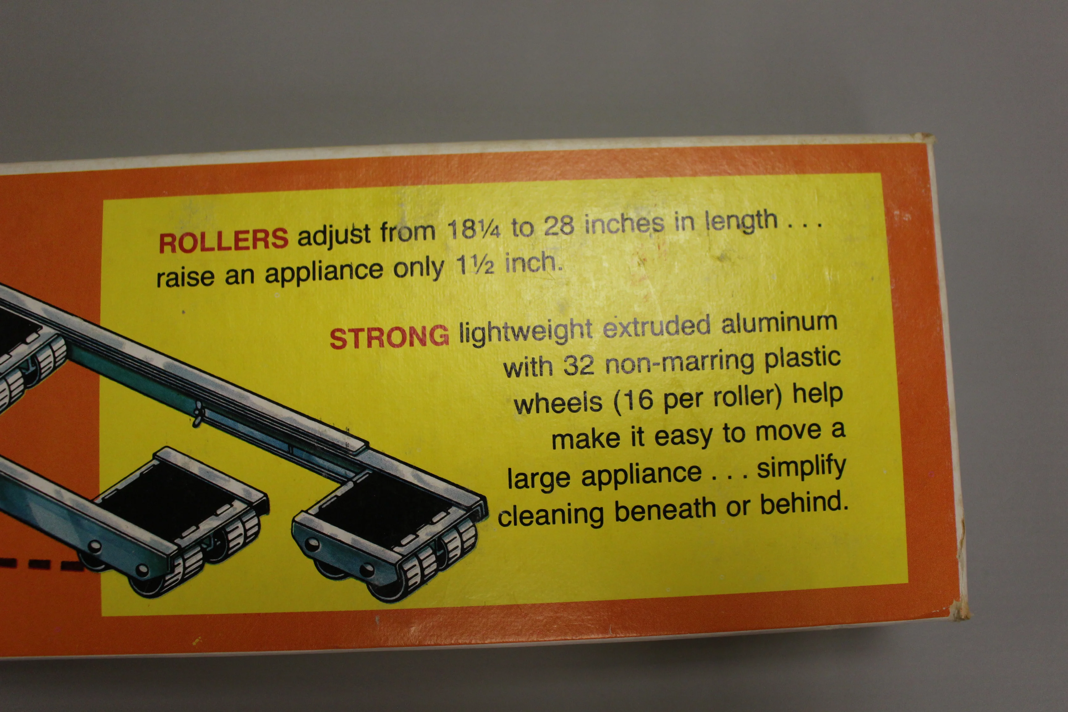 Sears Heavy Duty Appliance Rollers - 9-74202 - 18-1/4"-28" - Used - Image 9