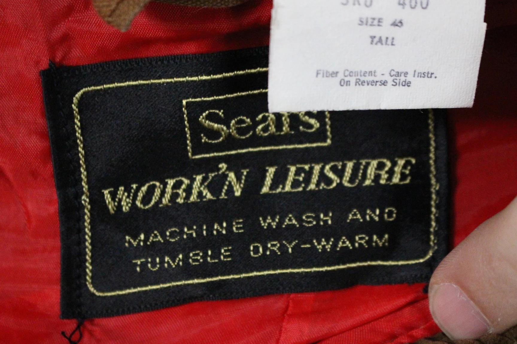 Sears Work'n Leisure Overalls Coveralls - 46 Tall - Used - Image 4