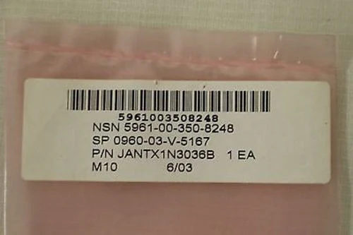 Semiconductor Device, Diode, NSN 5961-00-350-8248, NEW! - Image 3