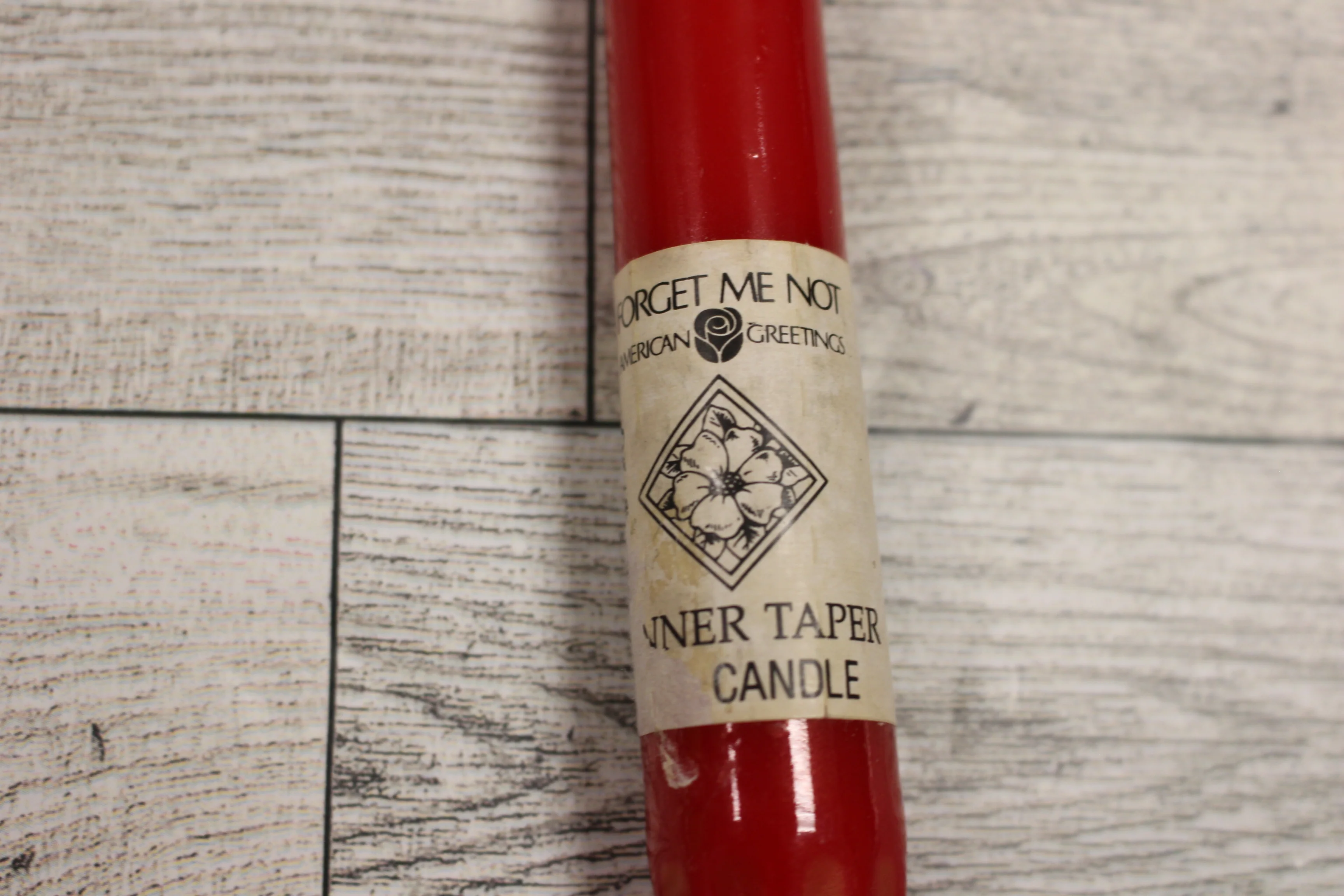 Set of 2 American Greetings 8" Taper Candles - Red - New - Image 4