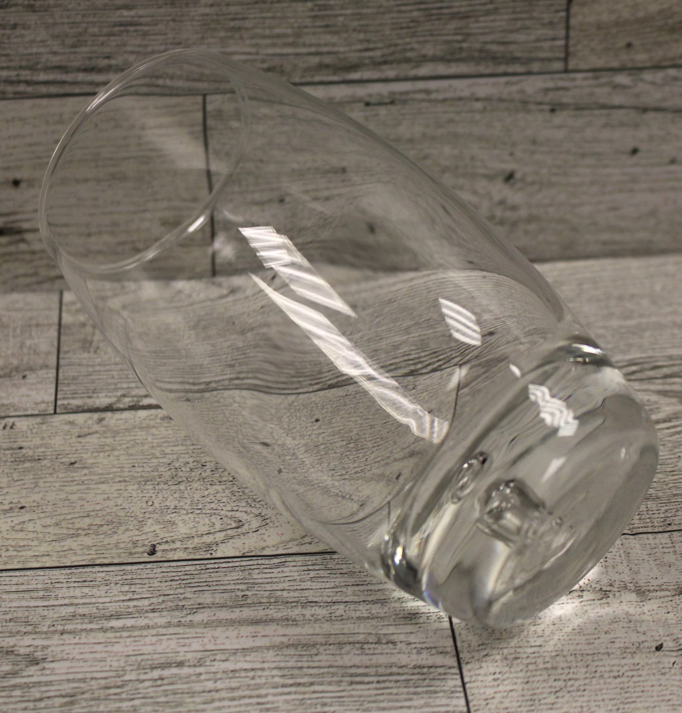 Set of 3 Old Fashion Whiskey Beer Drinking Glasses - Clear - Used - Image 3