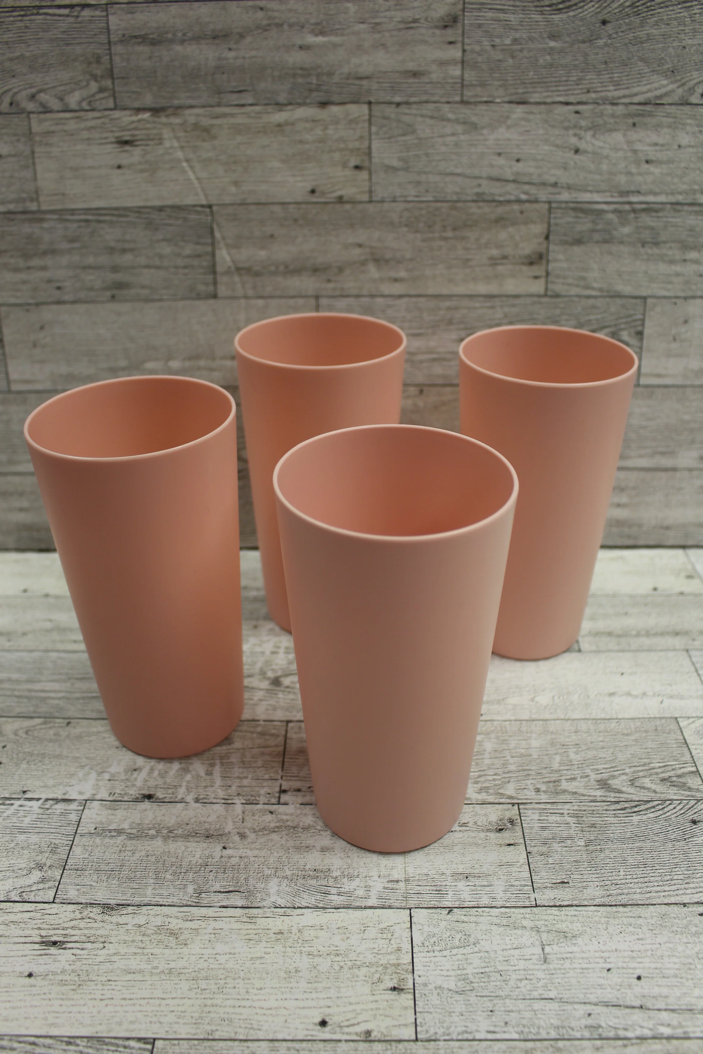 Set of 4 Mainstays 26 oz. Plastic Tumbler - Pink - New - Image 2