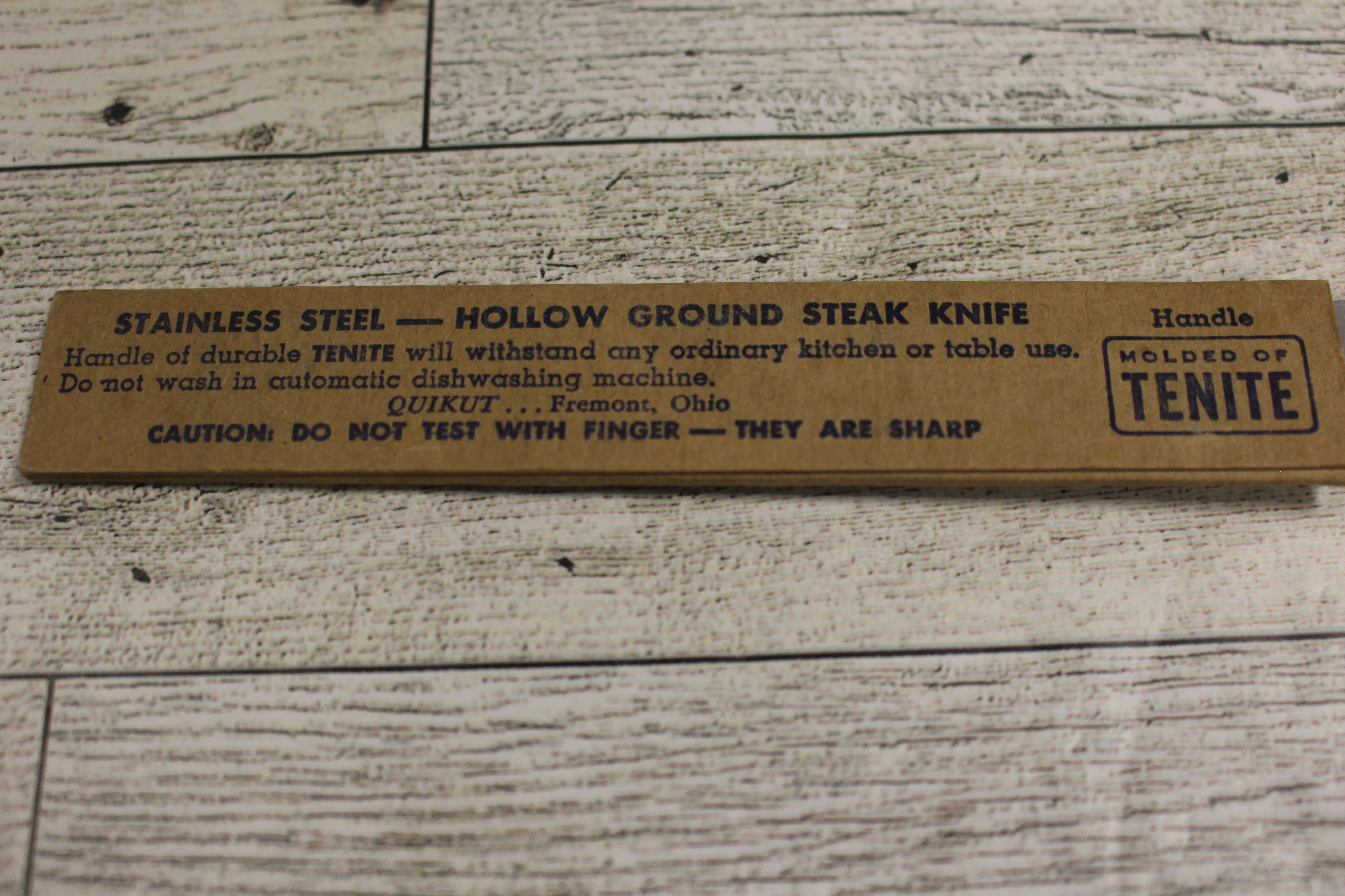 Set of 4 Quikut Stainless Hollow Ground Steak Knife Set - Used - Image 2